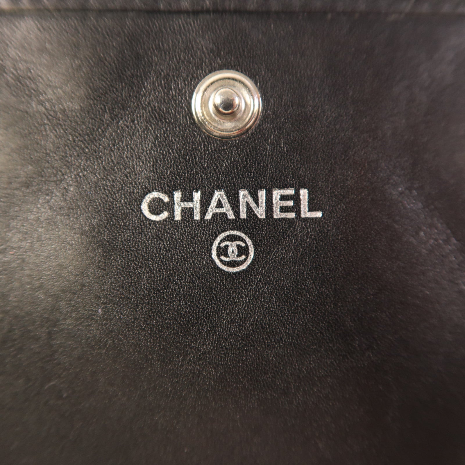 CHANEL CC SHW Cambon Long Wallet Calfskin Leather Black