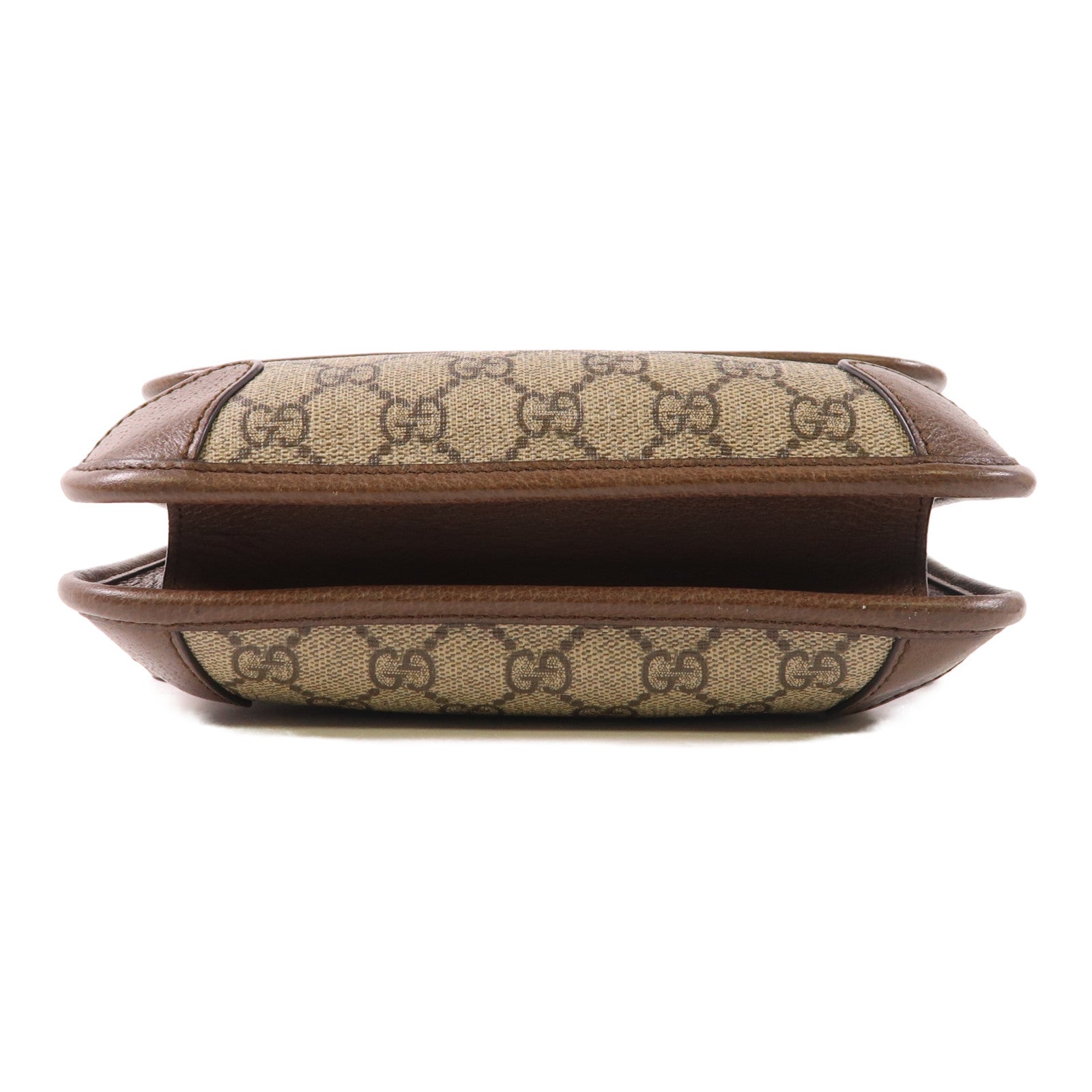 GUCCI GG GHW Neo Vintage Small Shoulder Bag 501050 Coated Canvas Brown