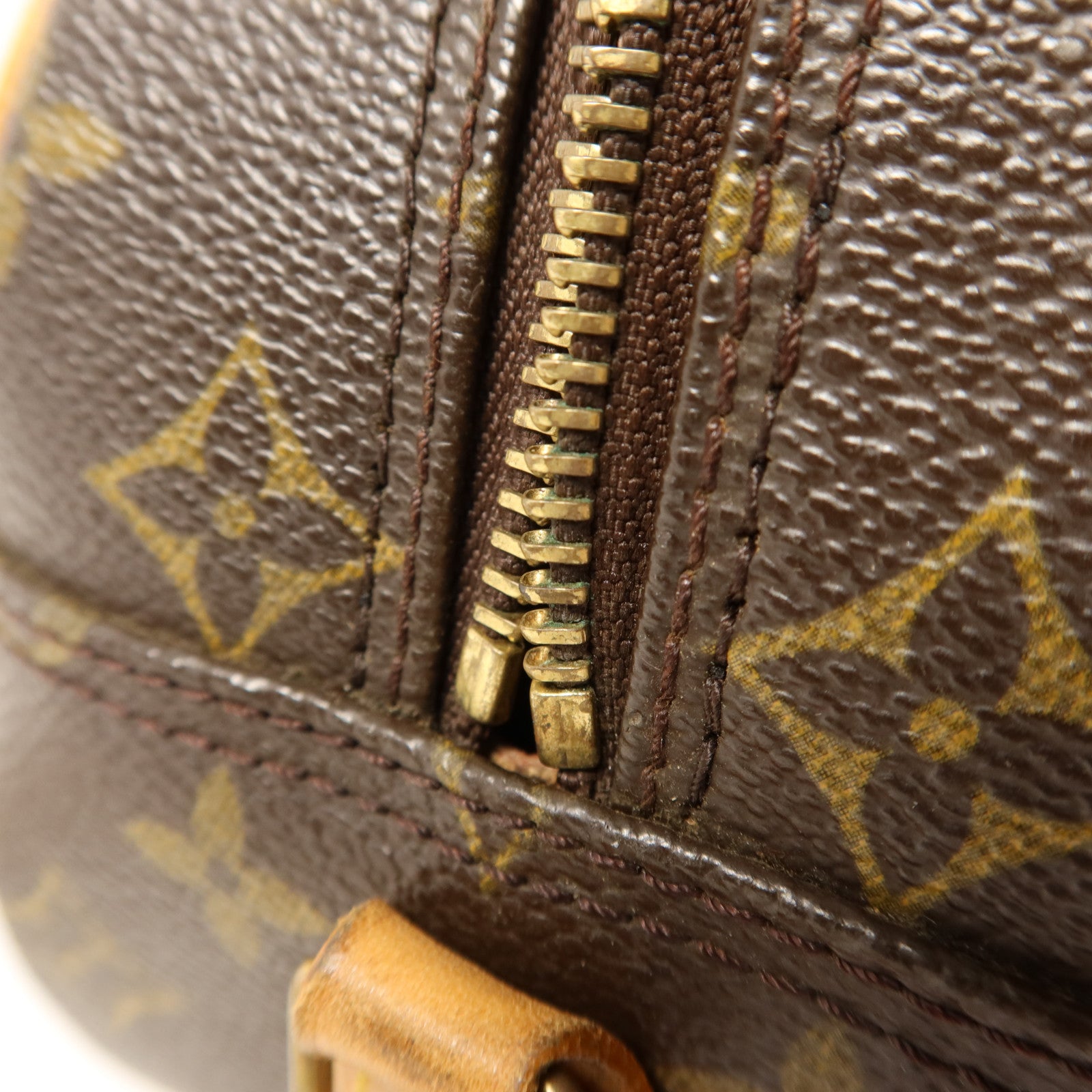 LOUIS VUITTON Monogram Blois金扣肩背袋棕色