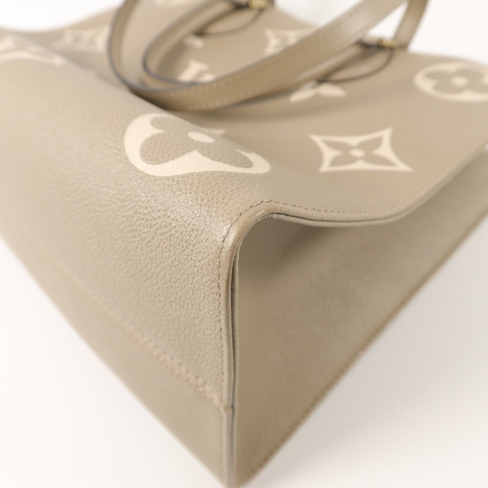 LOUIS VUITTON Monogram Empreinte On The Go PM手挽肩背兩用袋