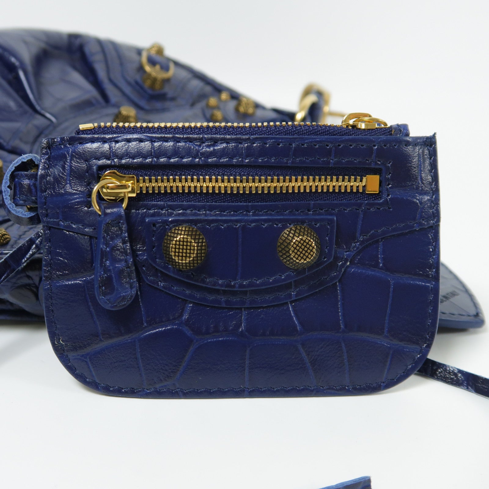 BALENCIAGA 牛皮皮革Le Cagole XS金扣肩背袋