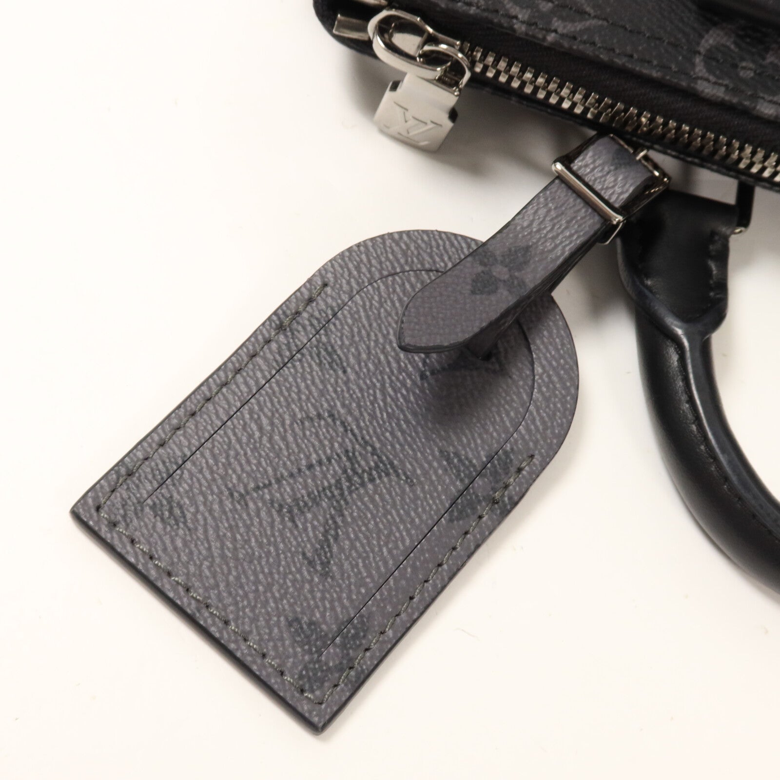 LOUIS VUITTON Monogram Eclipse Keepall Bandouliere 25手挽肩背兩用袋