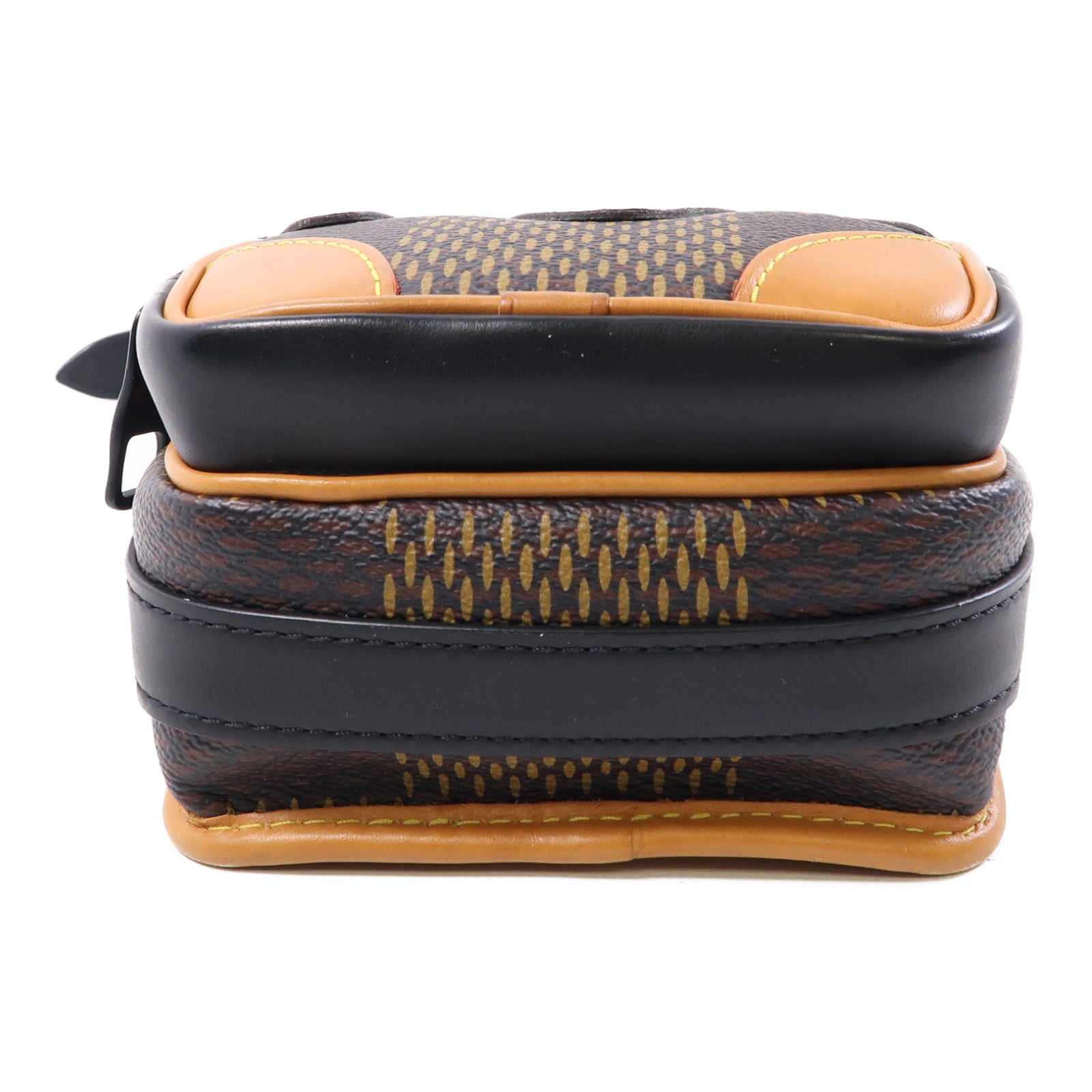 LOUIS VUITTON Monogram/Damier Nano Amazone肩背袋啡色