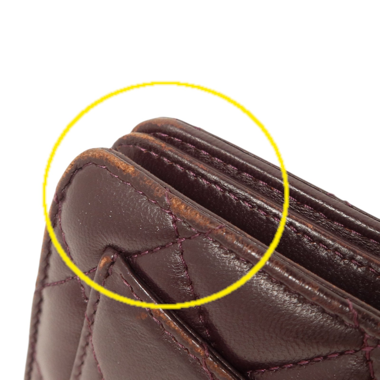 CHANEL 羊皮皮革Wallet銀扣長錢包