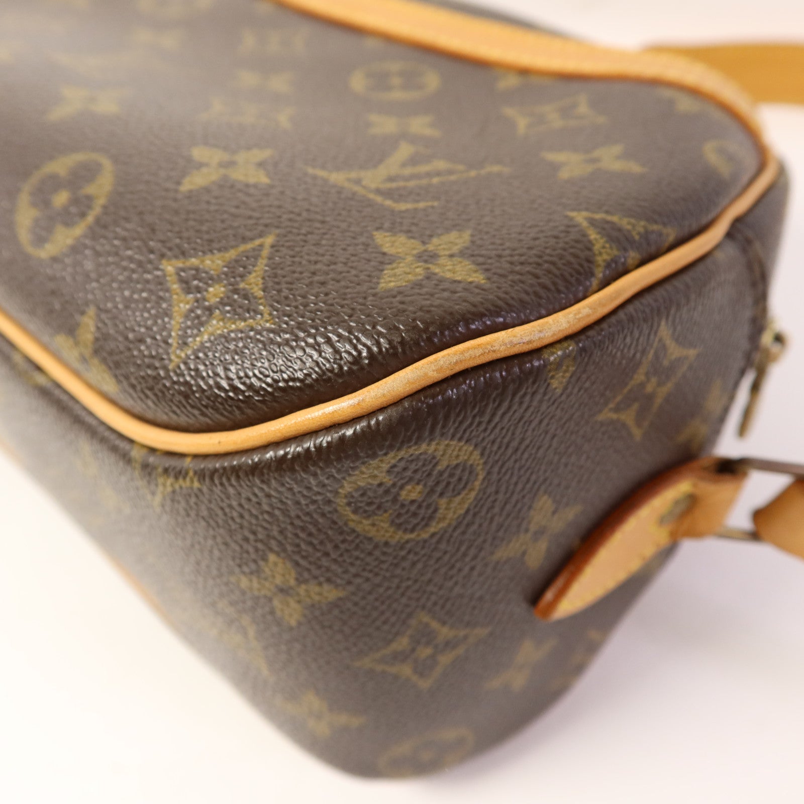 LOUIS VUITTON Monogram Blois金扣肩背袋棕色