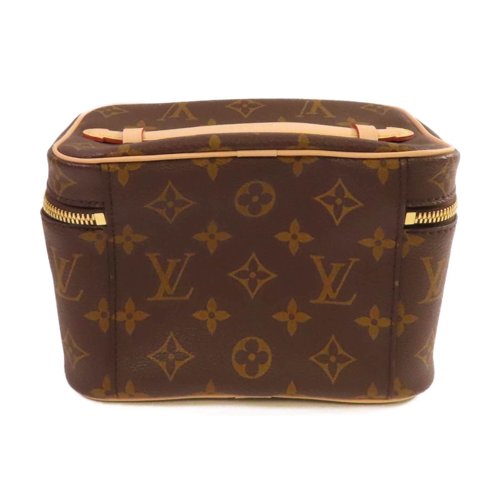 LOUIS VUITTON Monogram Nice Mini Beauty Case化妝袋/手拿包啡色
