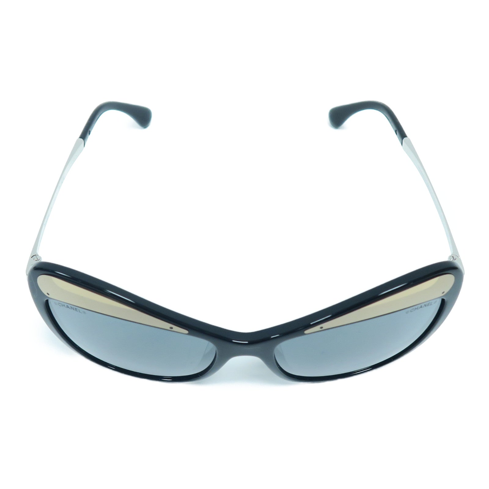 CHANEL 【激減優惠】PVC Sunglasses銀扣太陽眼鏡黑色