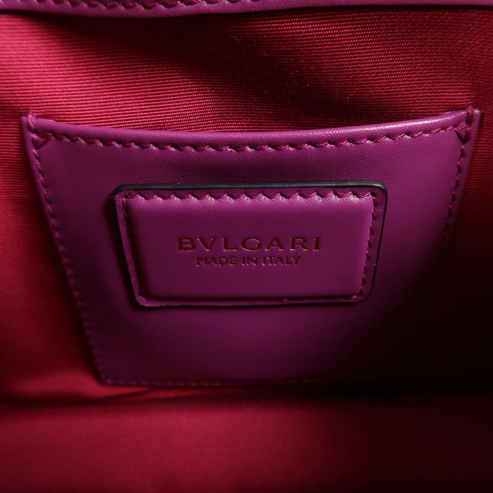 BVLGARI 【激減優惠】牛皮皮革Serpenti Forever鏈帶肩背袋