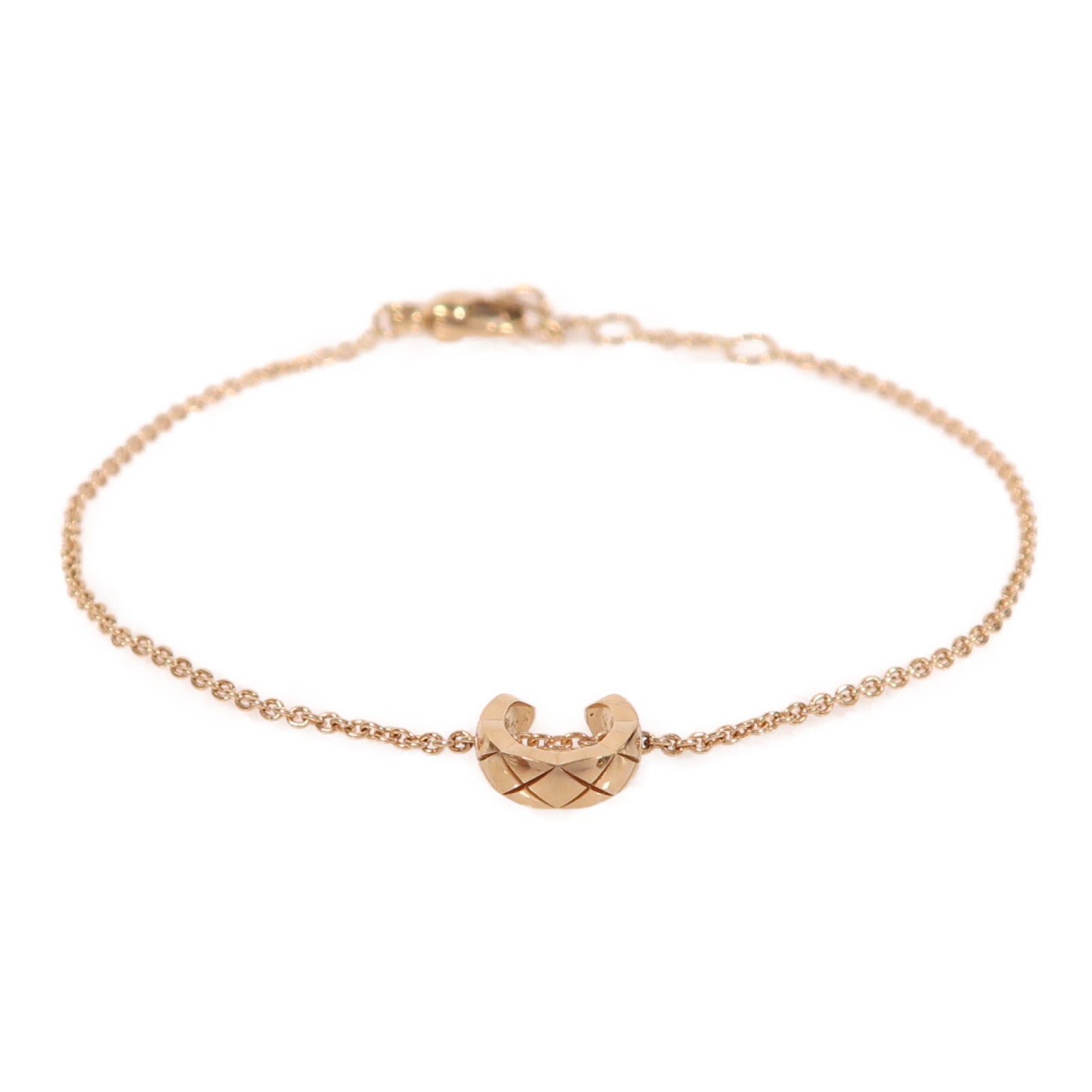 CHANEL 18K玫瑰金Coco Crush Bracelet手鏈