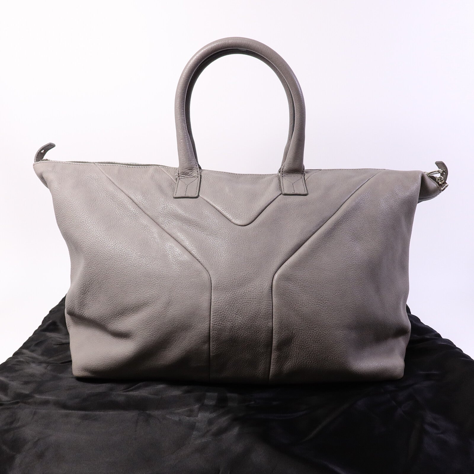 YVES SAINT LAURENT 牛皮皮革Hand Bag手挽袋