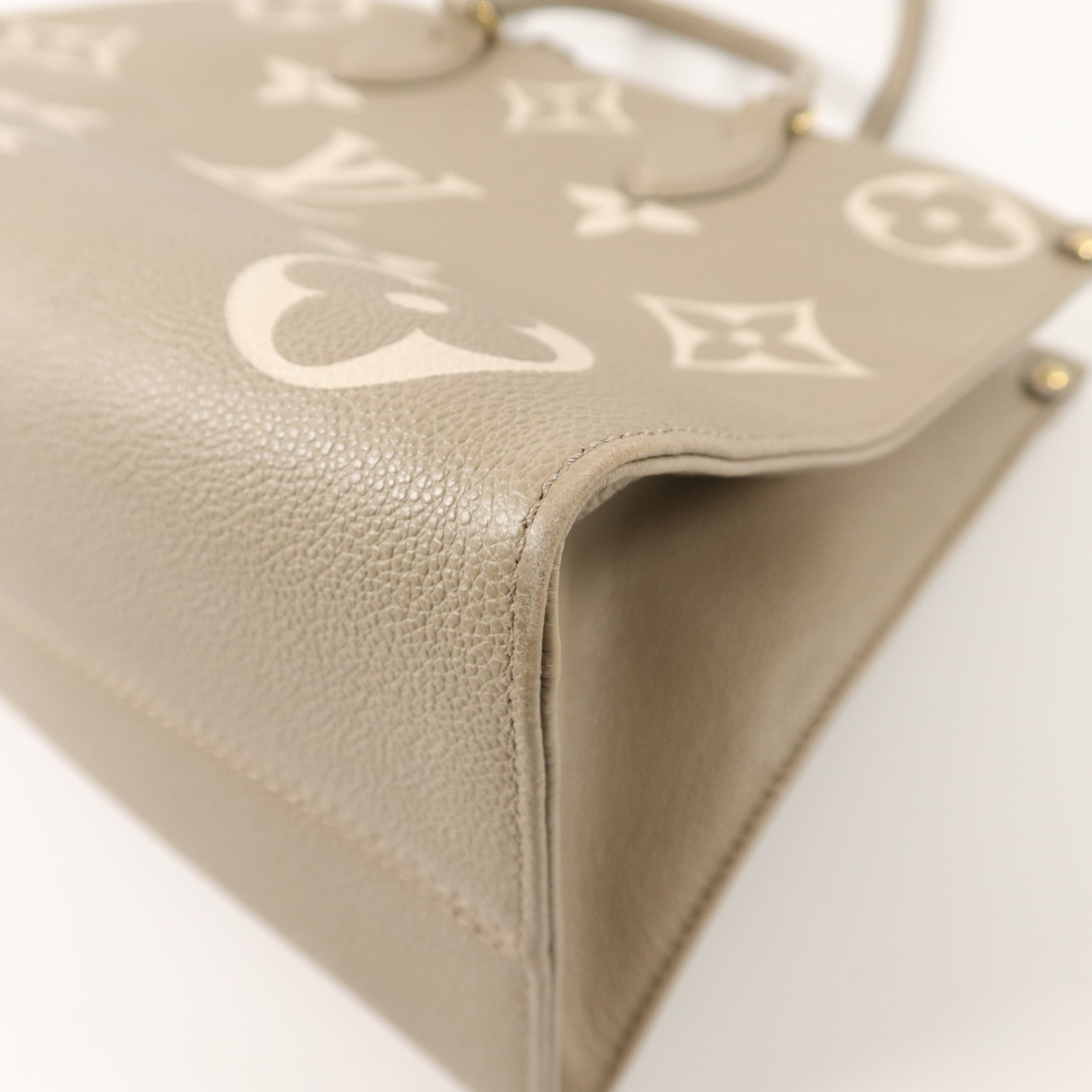 LOUIS VUITTON Monogram Empreinte On The Go PM手挽肩背兩用袋