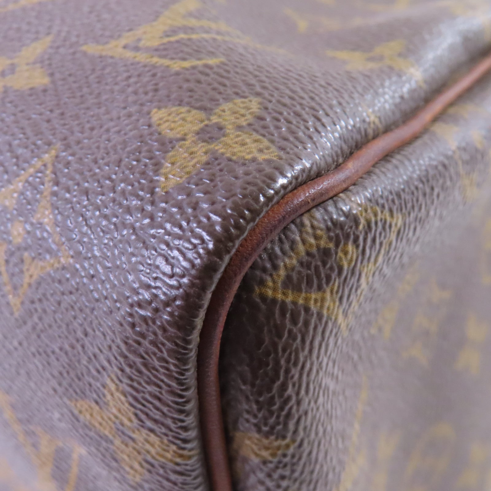 LOUIS VUITTON Monogram Speedy 30 Hand Bag金扣手挽袋啡色