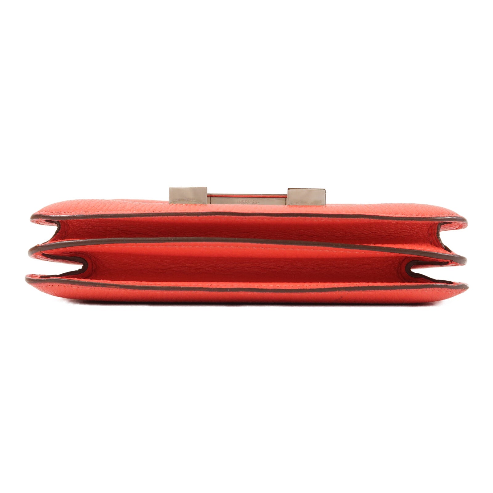 HERMES Chevre皮革Constance Mini肩背袋Rose Jaipur