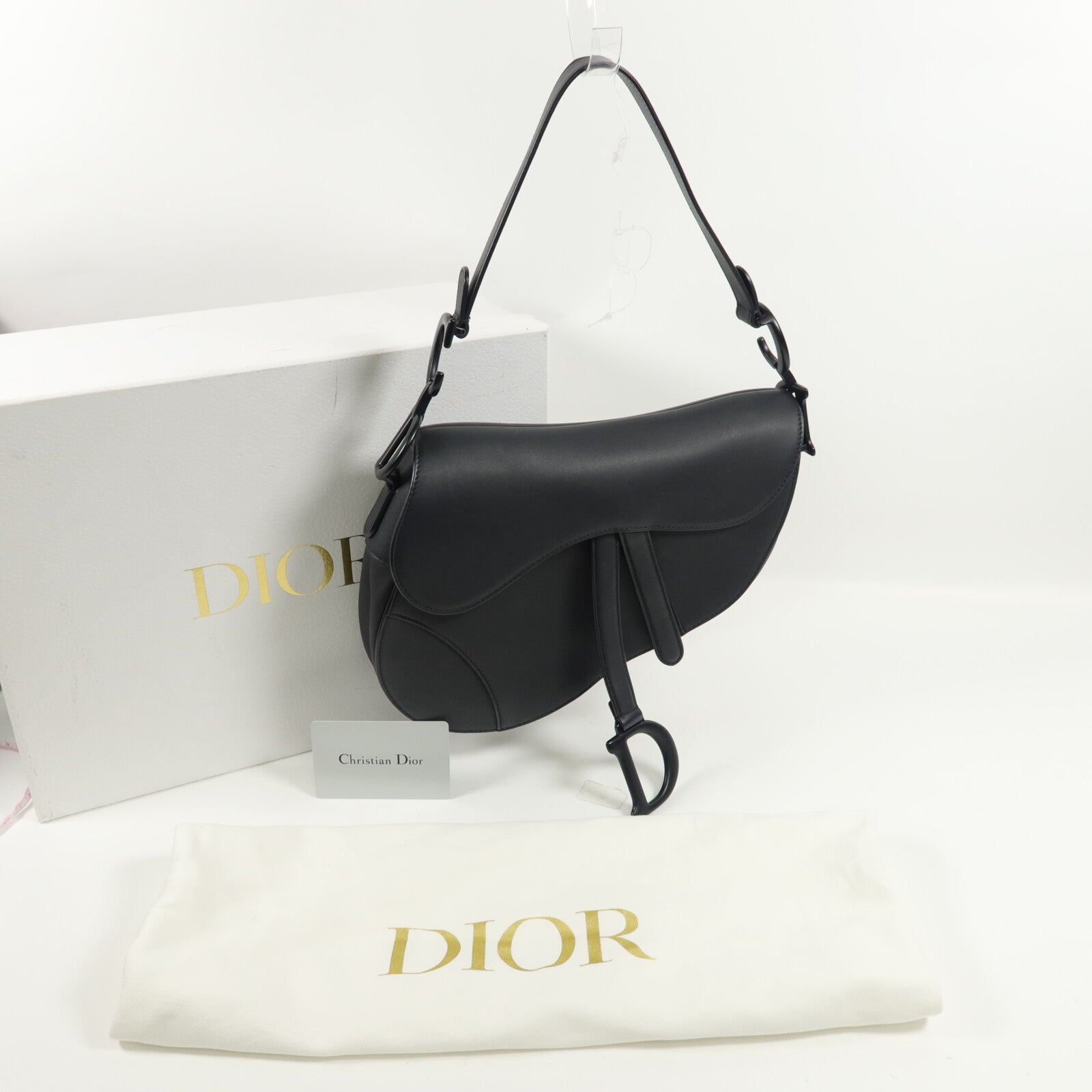 Dior 牛皮皮革Saddle Medium肩背袋