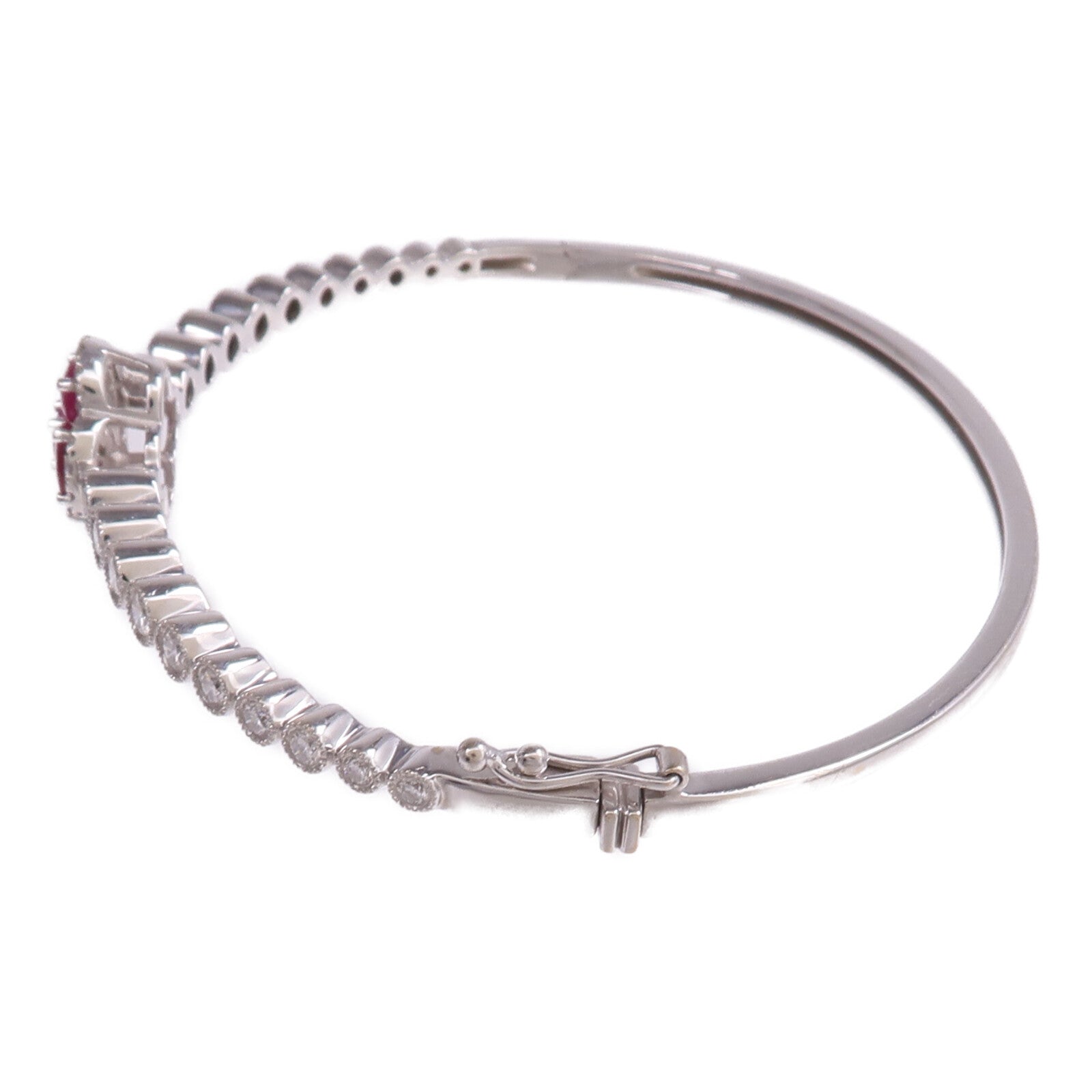 JEWELRY 18K白金Ruby Diamond Bracelet紅寶石/鑽石手鏈