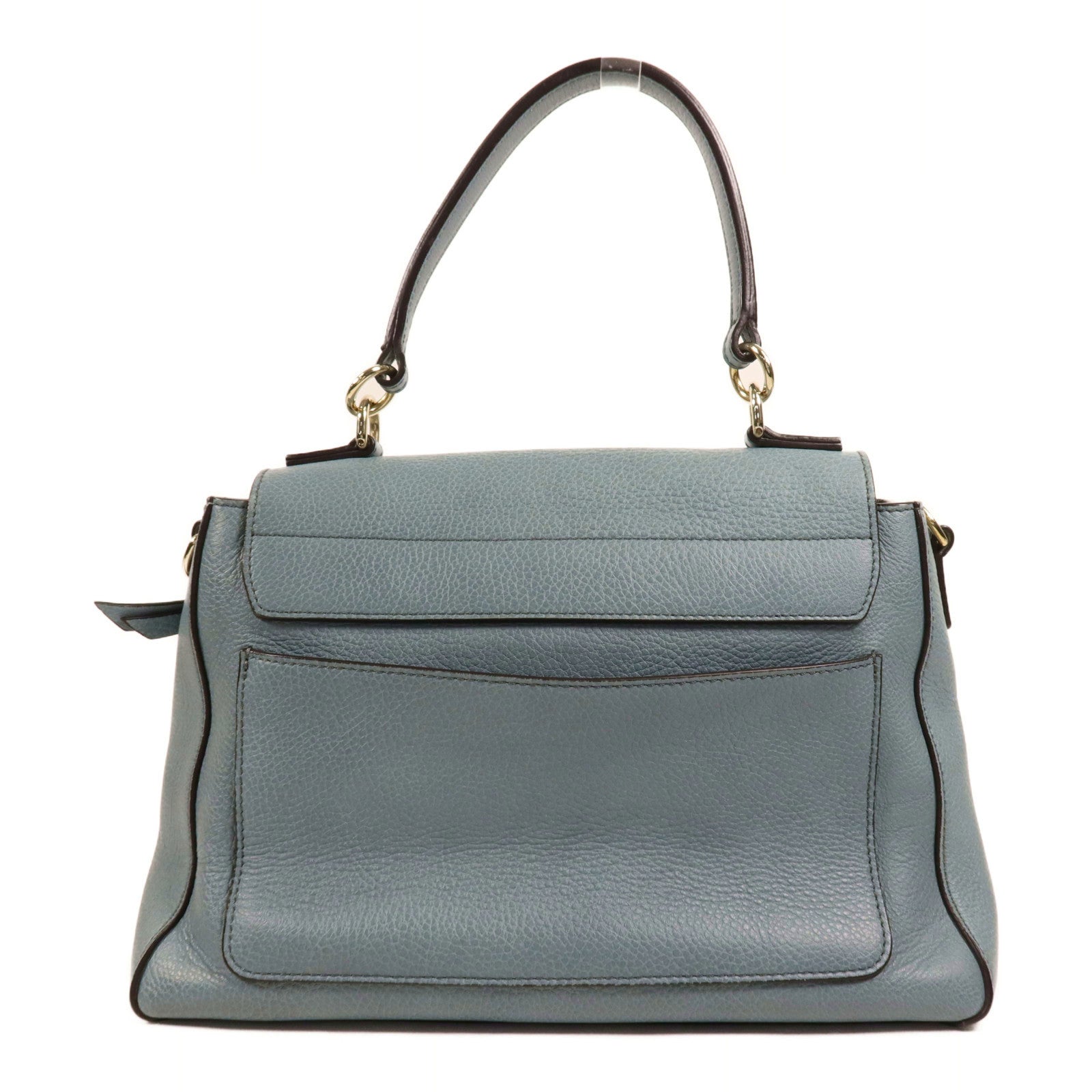 Chloe 牛皮皮革Shoulder Bag金扣手挽肩背兩用袋