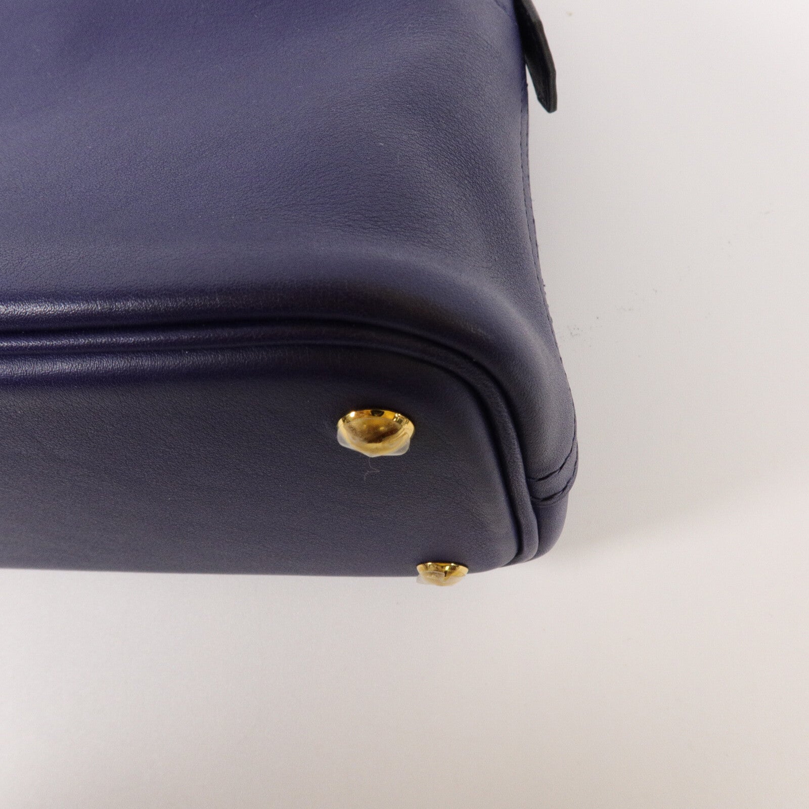 HERMES Swift皮革Bolide 27手挽肩背兩用袋Bleu Encre