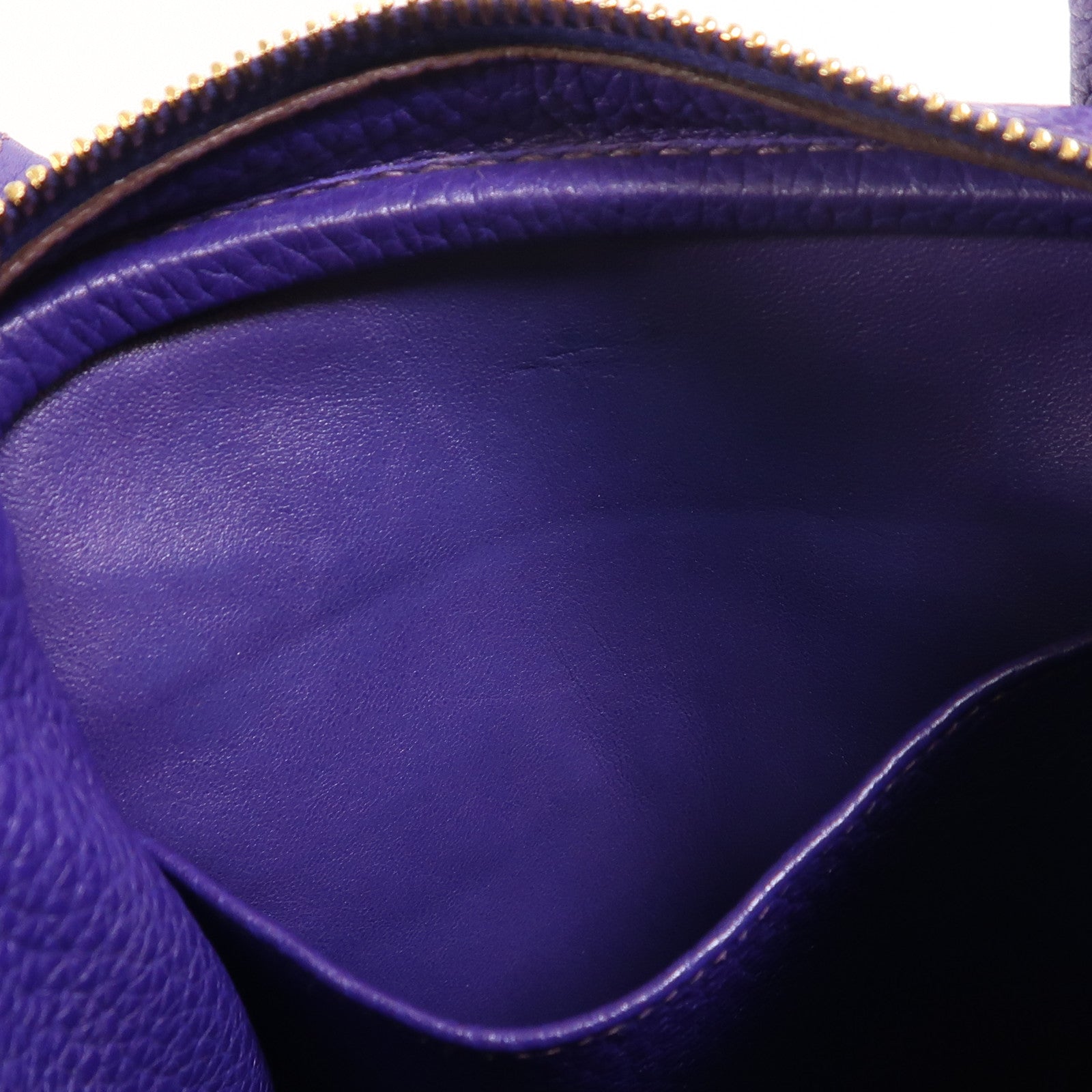 HERMES Togo皮革Lindy 30金扣手挽肩背兩用袋Iris