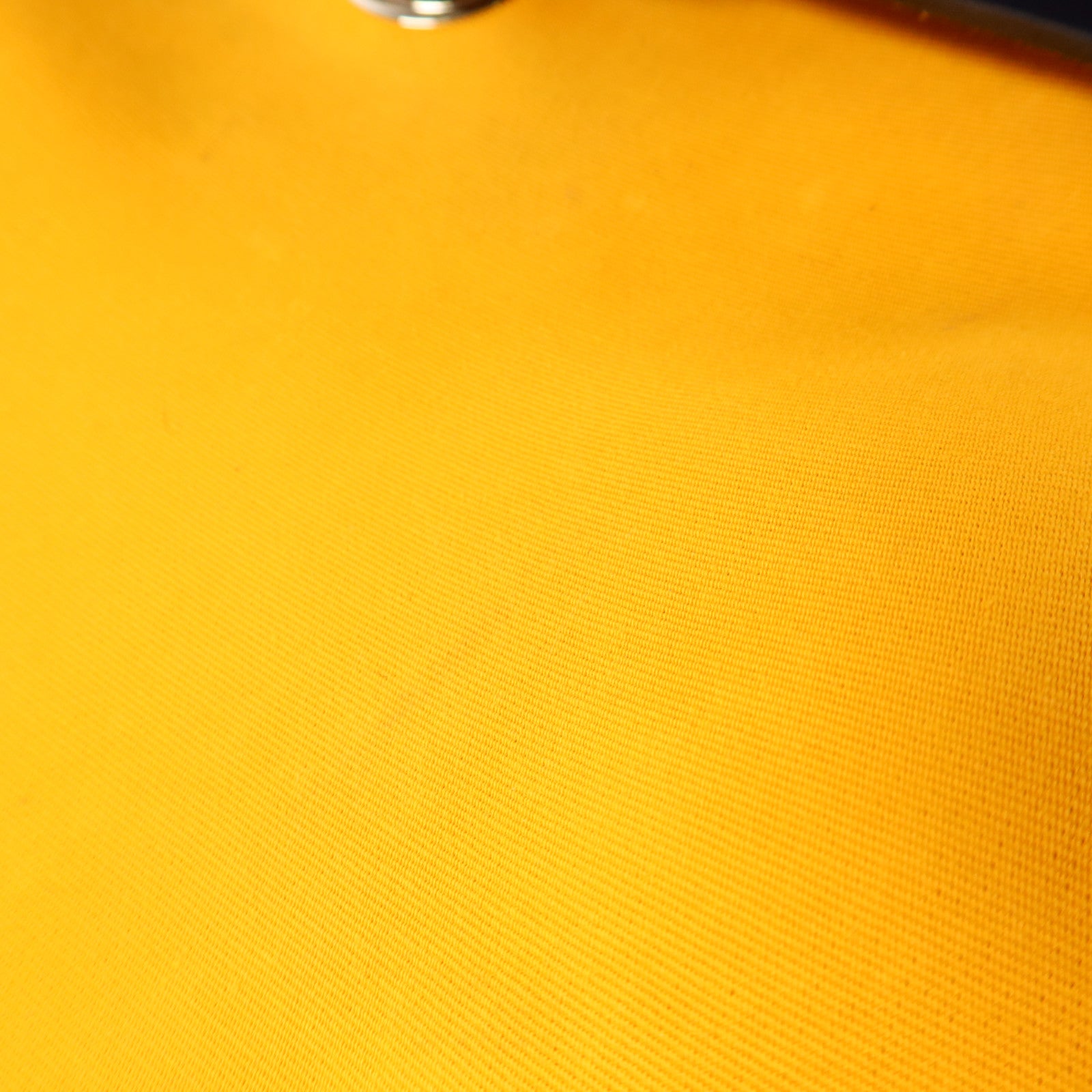HERMES 帆布Herbag PM銀扣手挽肩背兩用袋Jaune d'Or