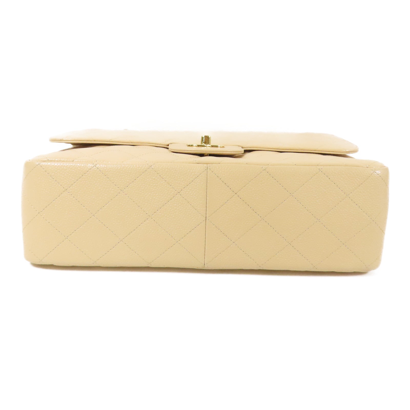 CHANEL 牛皮皮革Large Classic金扣鏈帶肩背袋