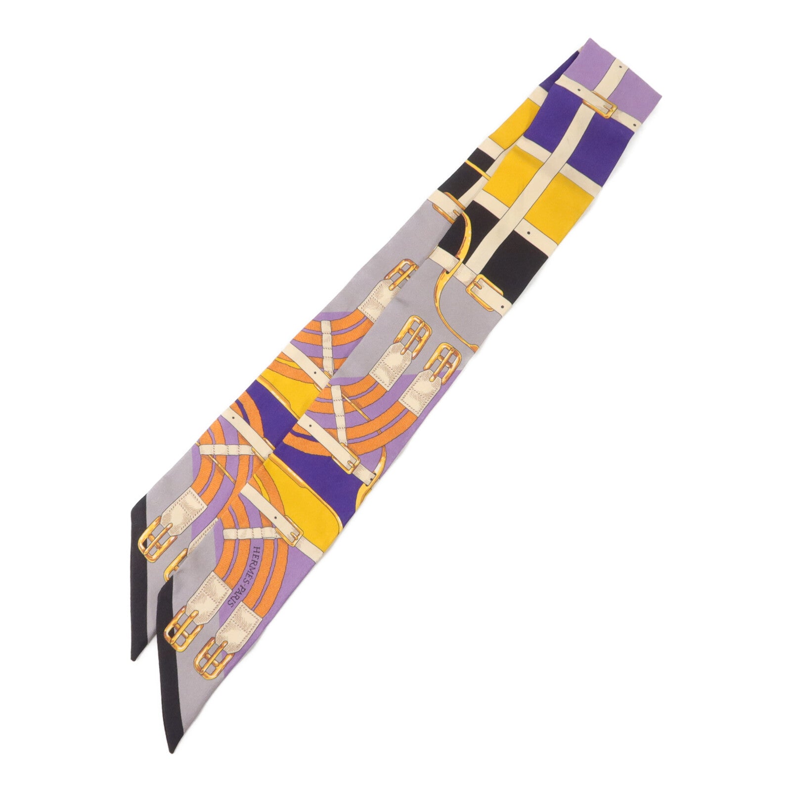 HERMES 絲質Twilly絲巾