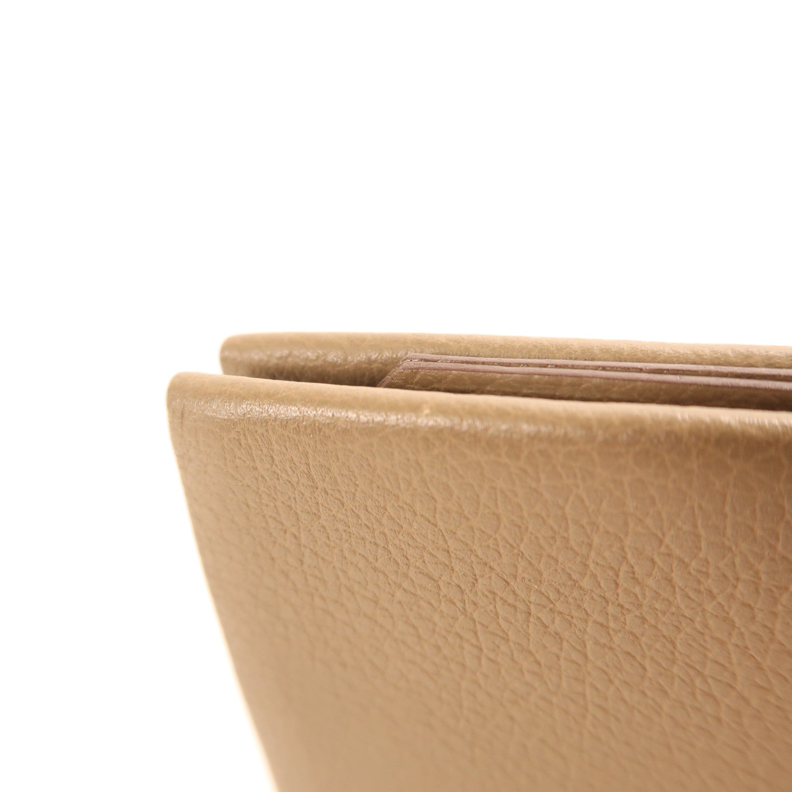 HERMES Evercolor皮革H Sellier卡片套Etoupe
