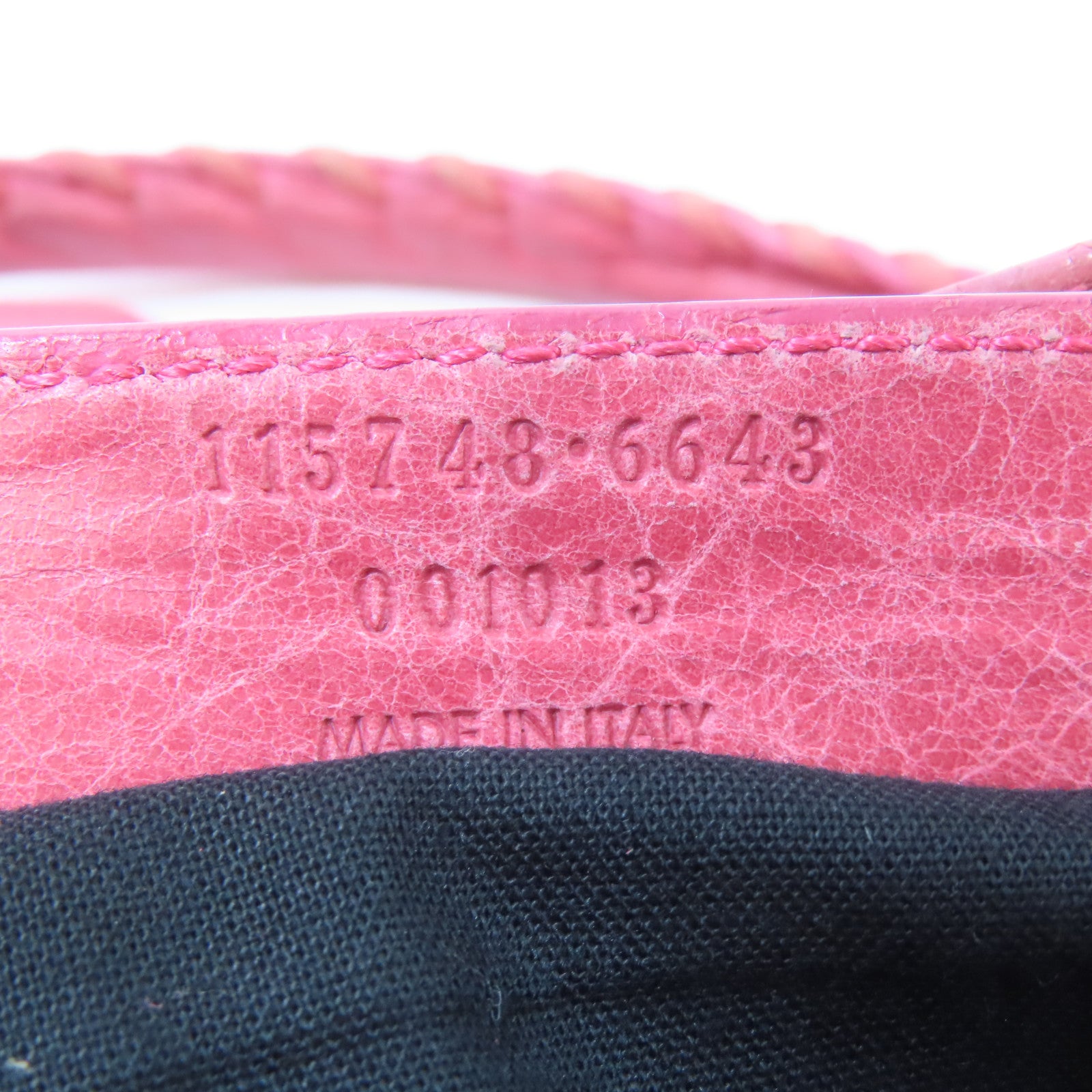 BALENCIAGA 牛皮皮革Classic City Bag黑扣手挽肩背兩用袋粉紅色