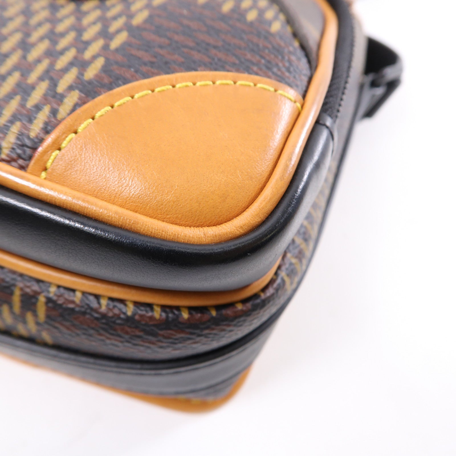 LOUIS VUITTON Monogram/Damier Nano Amazone肩背袋啡色