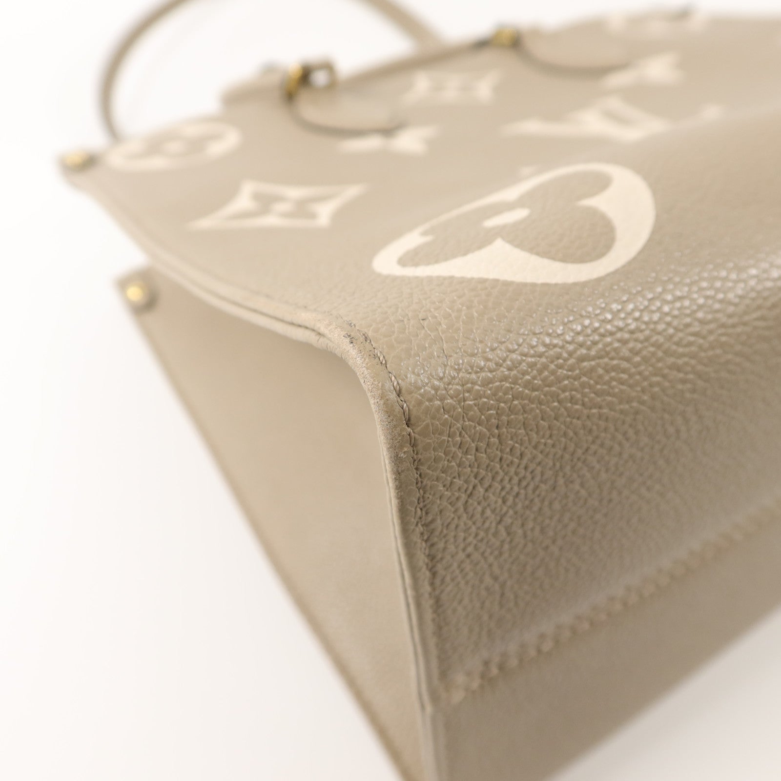 LOUIS VUITTON Monogram Empreinte On The Go PM手挽肩背兩用袋