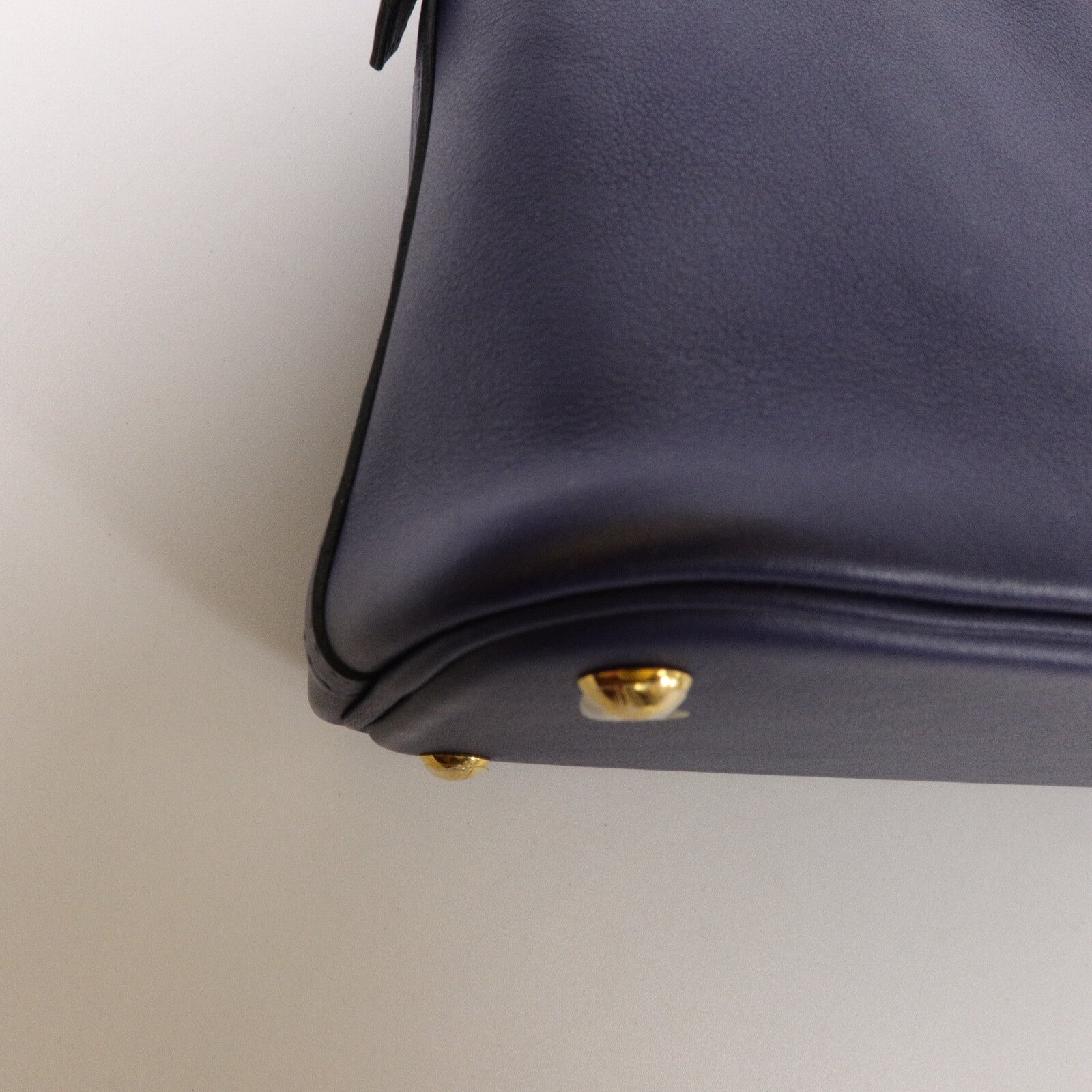 HERMES Swift皮革Bolide 27手挽肩背兩用袋Bleu Encre