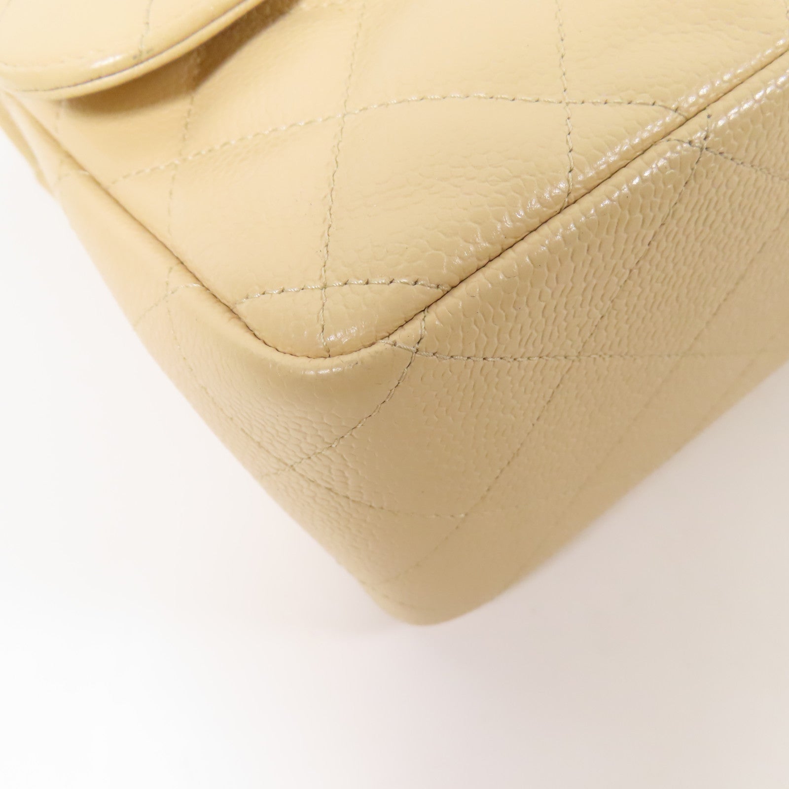 CHANEL 牛皮皮革Large Classic金扣鏈帶肩背袋