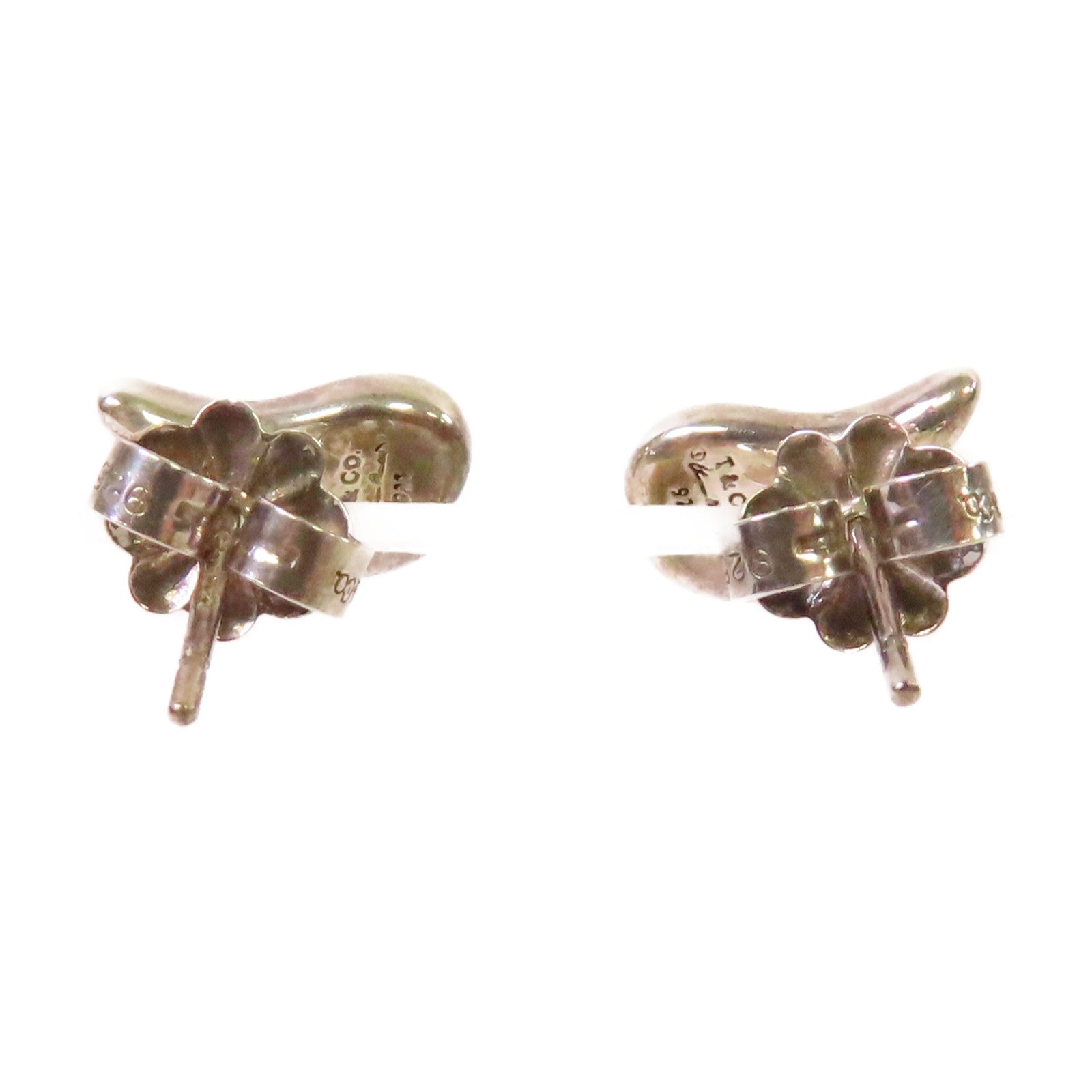 TIFFANY＆CO 【激減優惠】925純銀Bean Design Earrings耳環