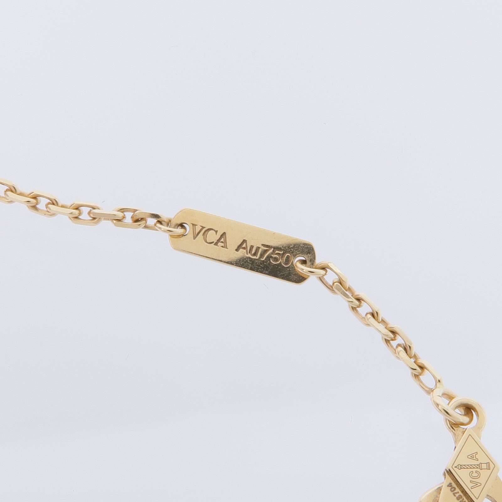 Van Cleef & Arpels 18K黃金Magic Alhambra long Necklace項鍊