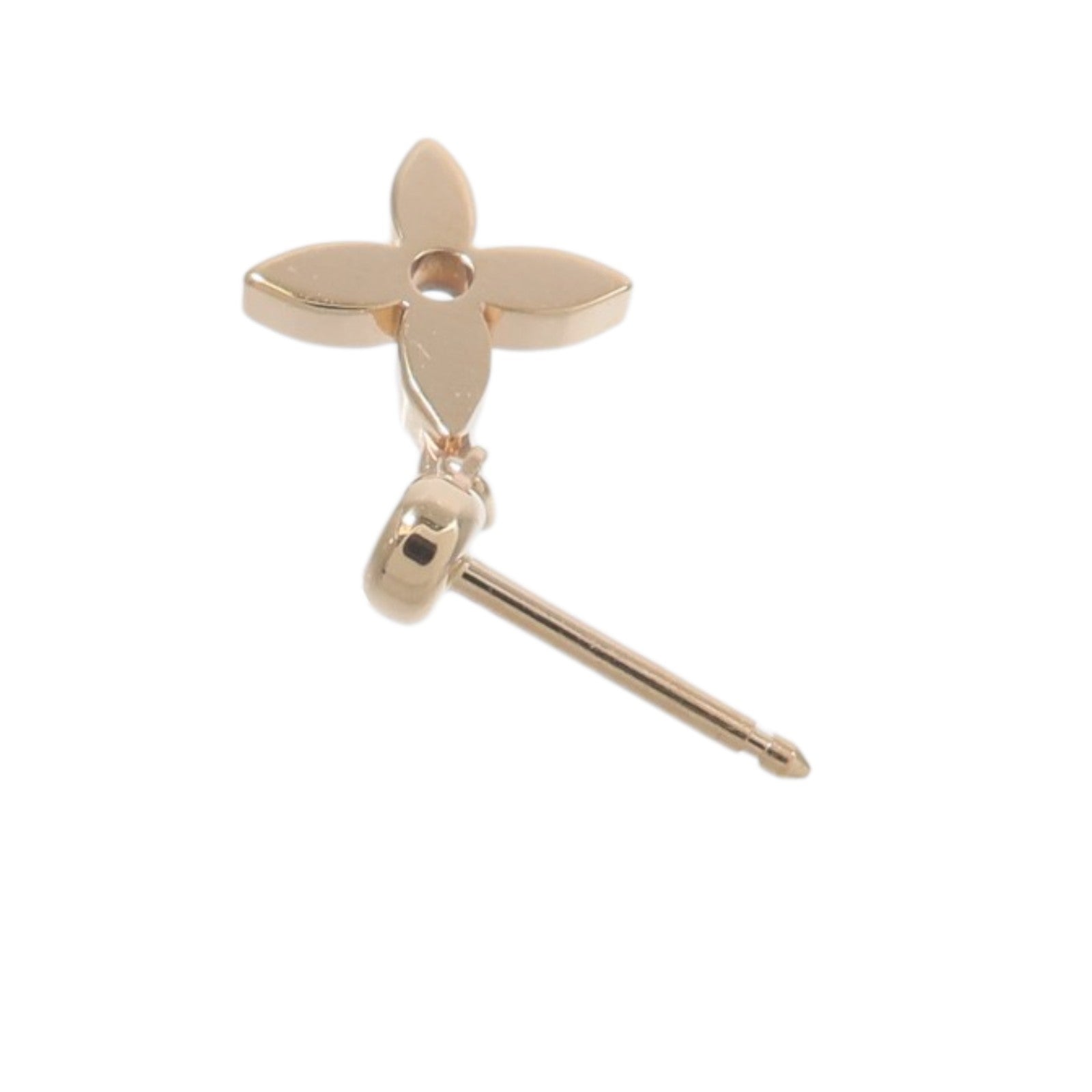 LOUIS VUITTON 18K玫瑰金Idylle Blossom Ear Stud鑽石耳環