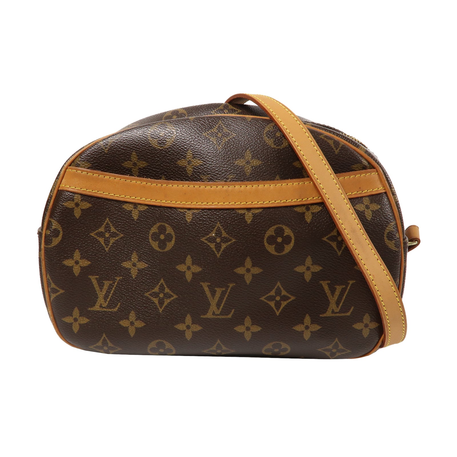 LOUIS VUITTON Monogram Blois Shoulder Bag金扣肩背袋啡色