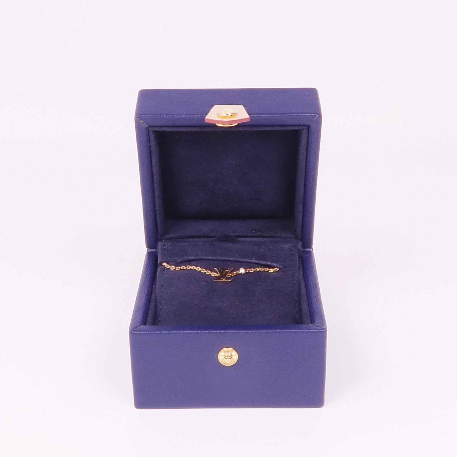 LOUIS VUITTON 18K玫瑰金Idylle Blossom Bracelet鑽石手鏈