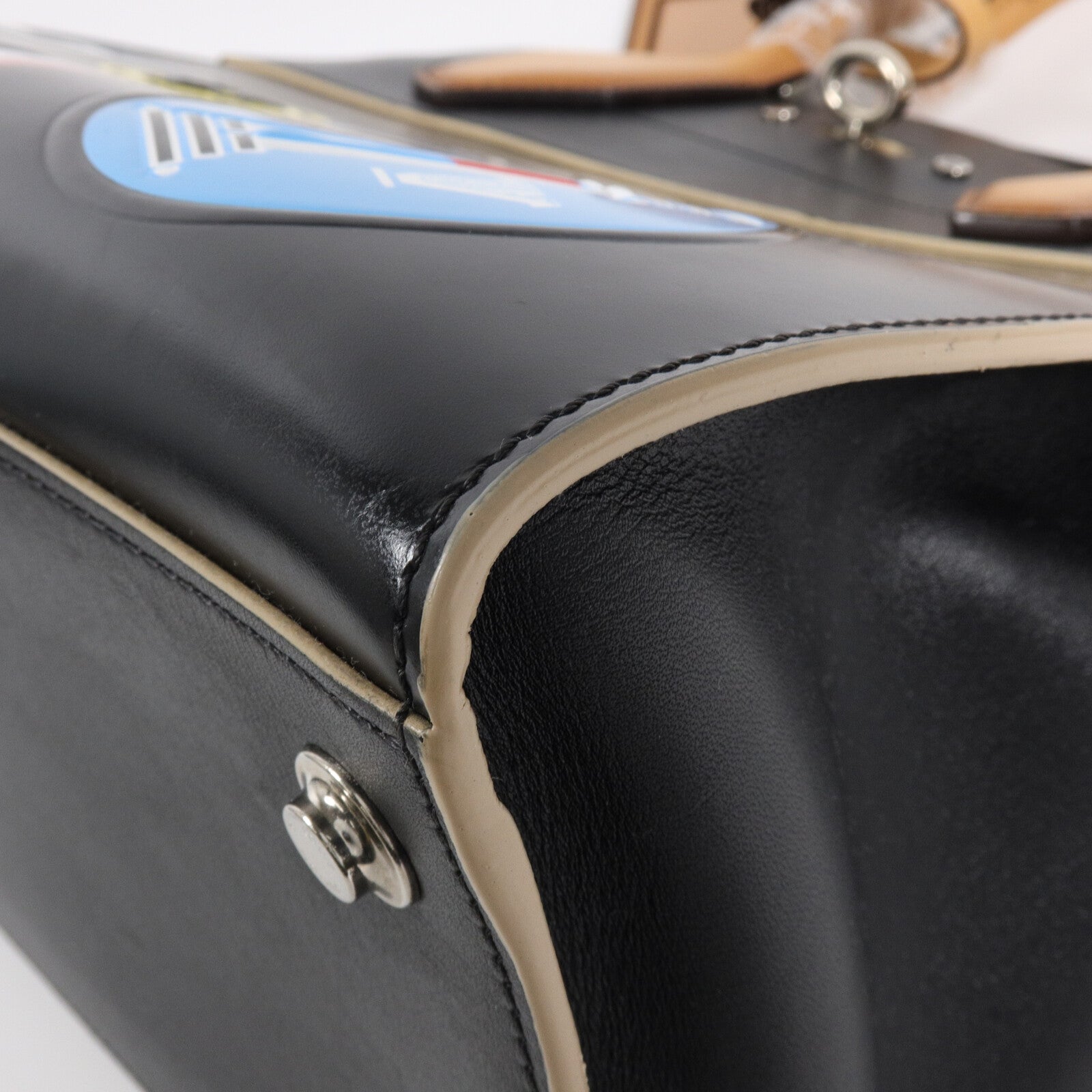 LOUIS VUITTON 牛皮皮革City Steamer MM World Tour Collection手挽肩背兩用袋