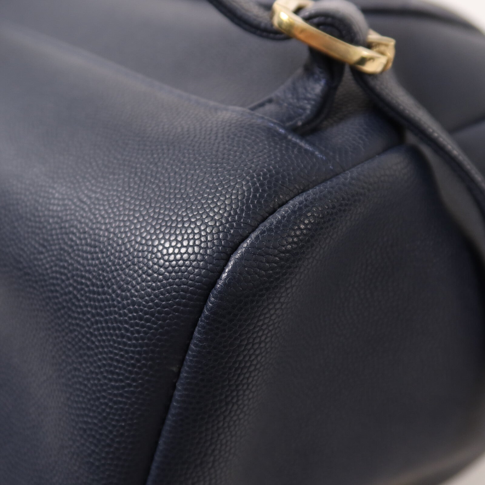 CHANEL 牛皮皮革Business Affinity Backpack金扣鏈帶背包