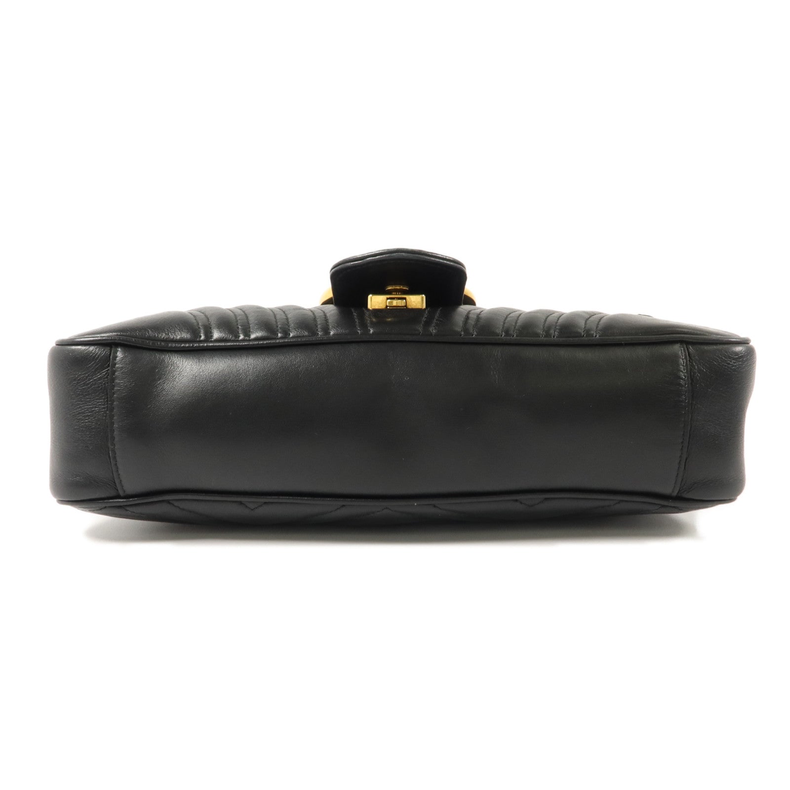 GUCCI 牛皮皮革GG Marmont Medium鏈帶肩背袋
