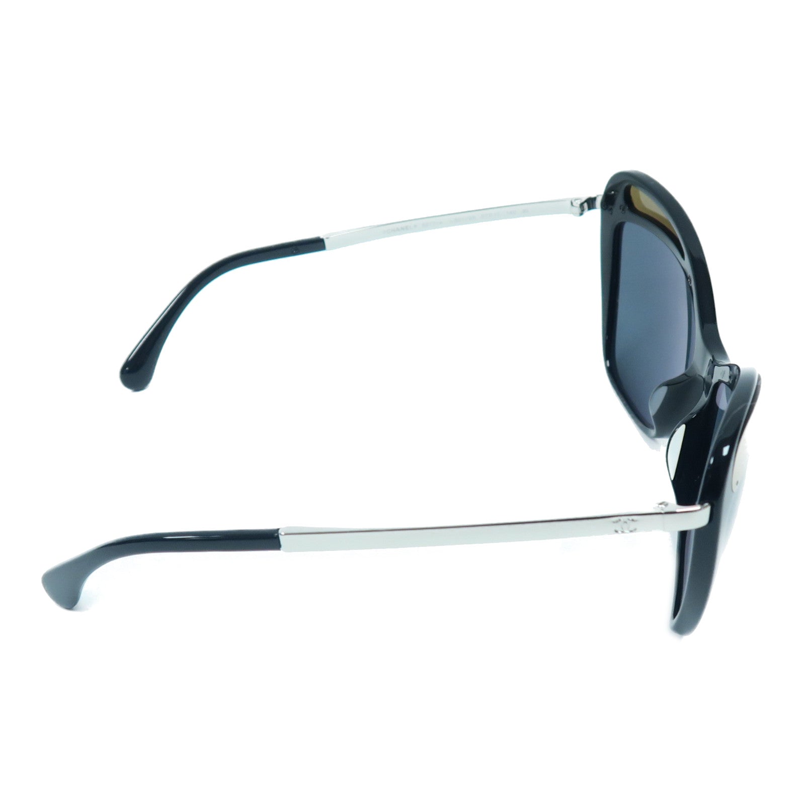 CHANEL 【激減優惠】PVC Sunglasses銀扣太陽眼鏡黑色