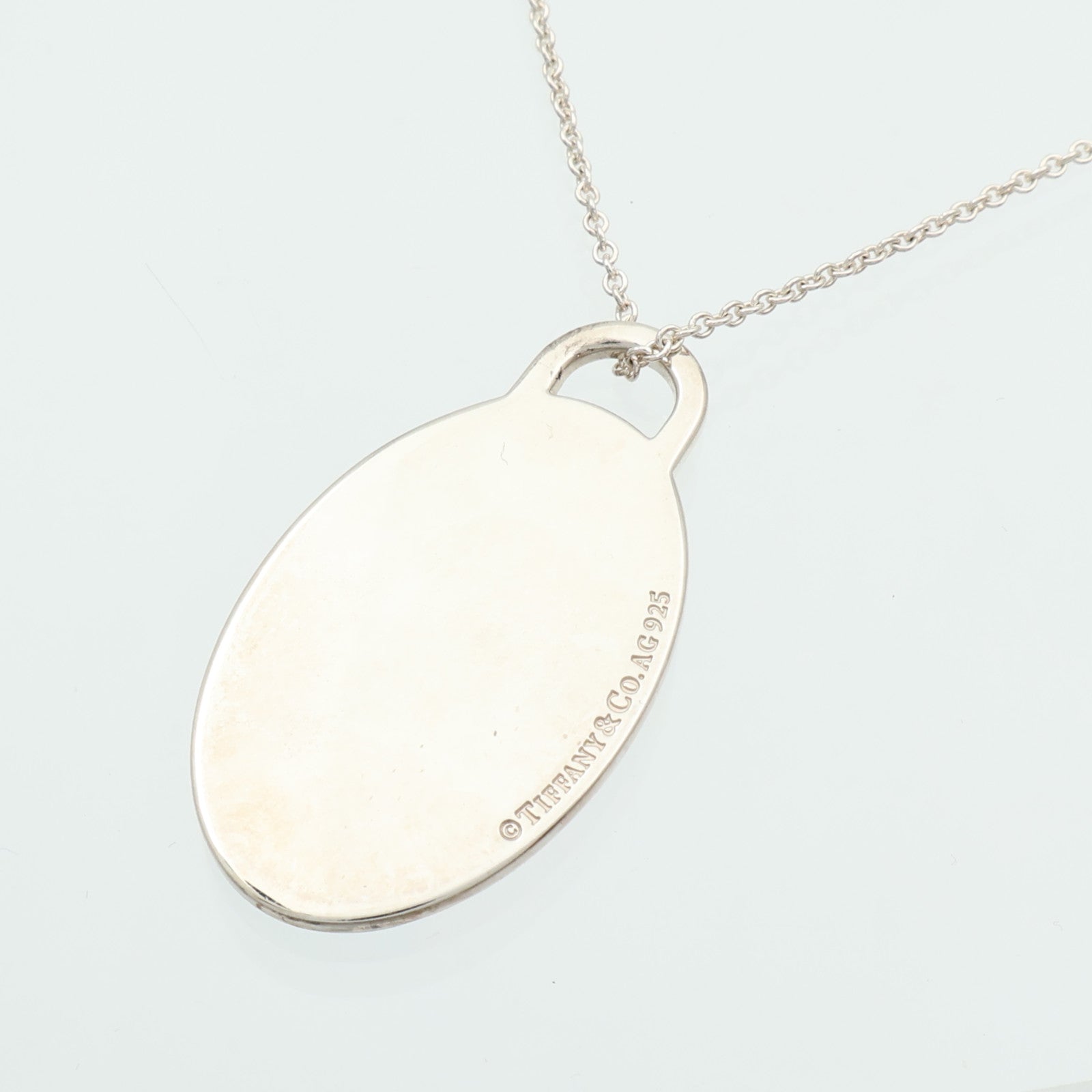 TIFFANY＆CO 925純銀/琺瑯Return To Tiffany Splash項鍊