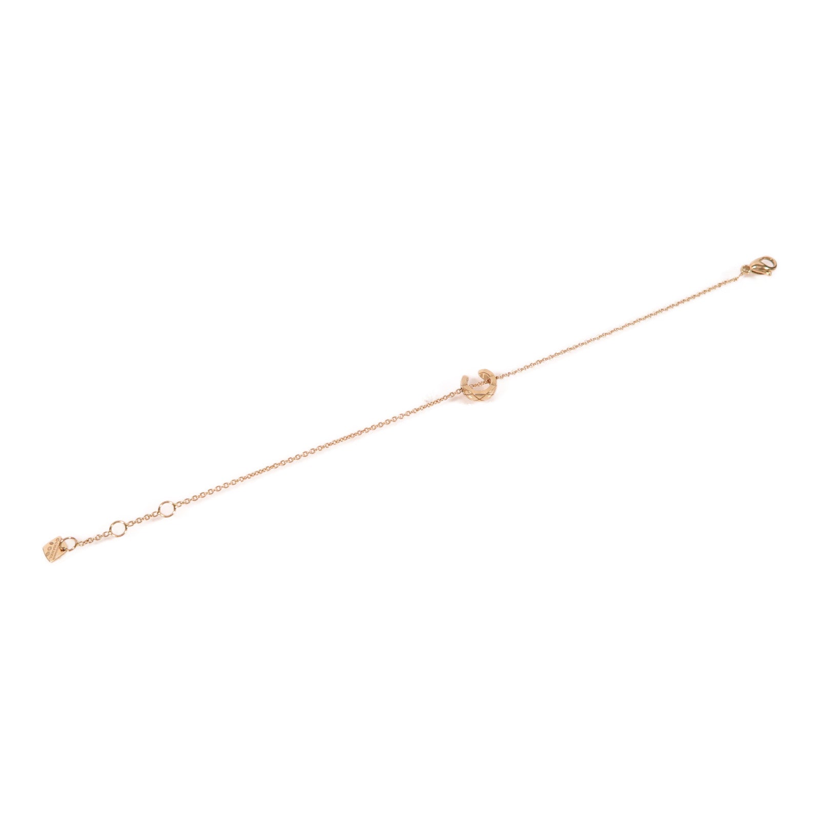CHANEL 18K玫瑰金Coco Crush Bracelet手鏈