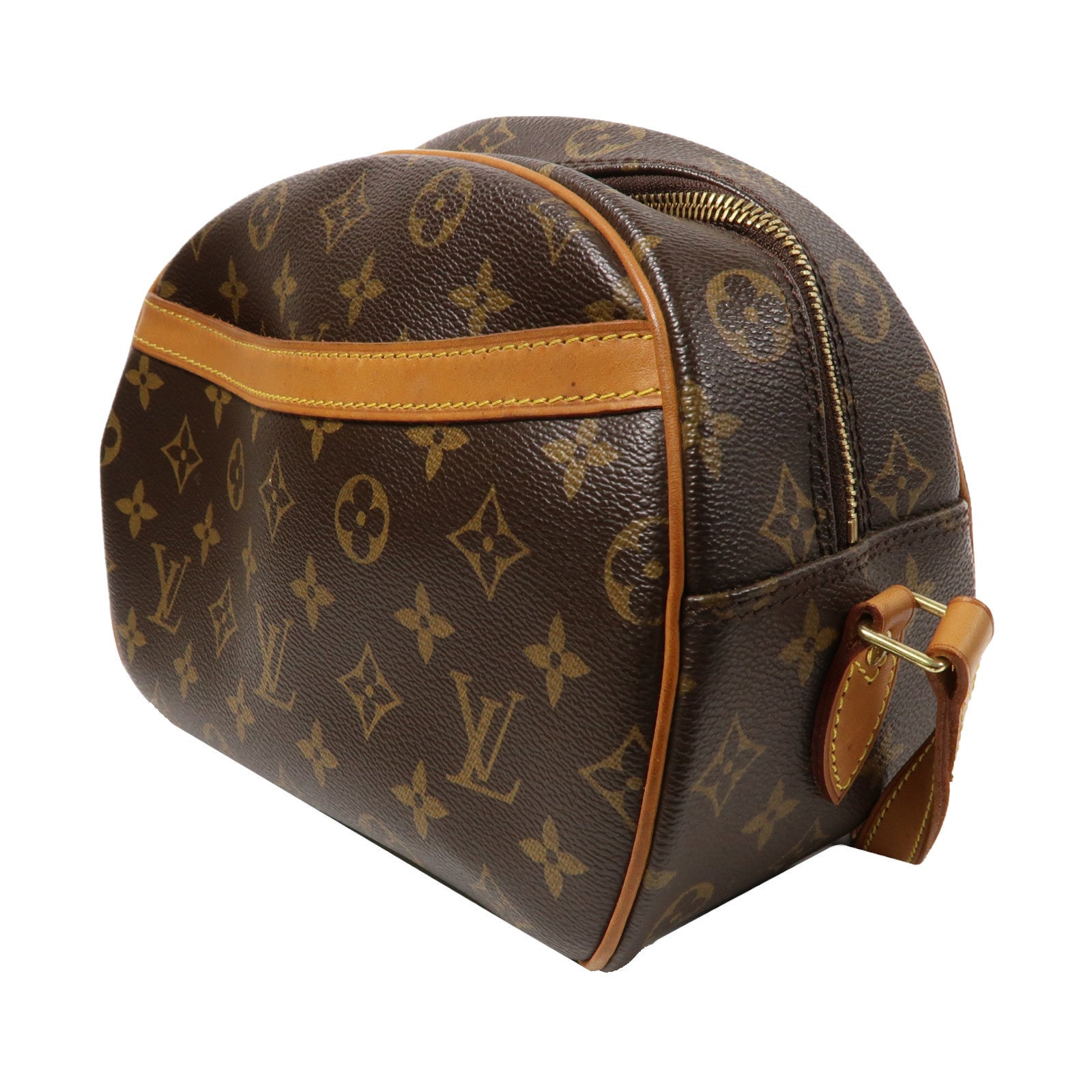 LOUIS VUITTON Monogram Blois Shoulder Bag金扣肩背袋啡色