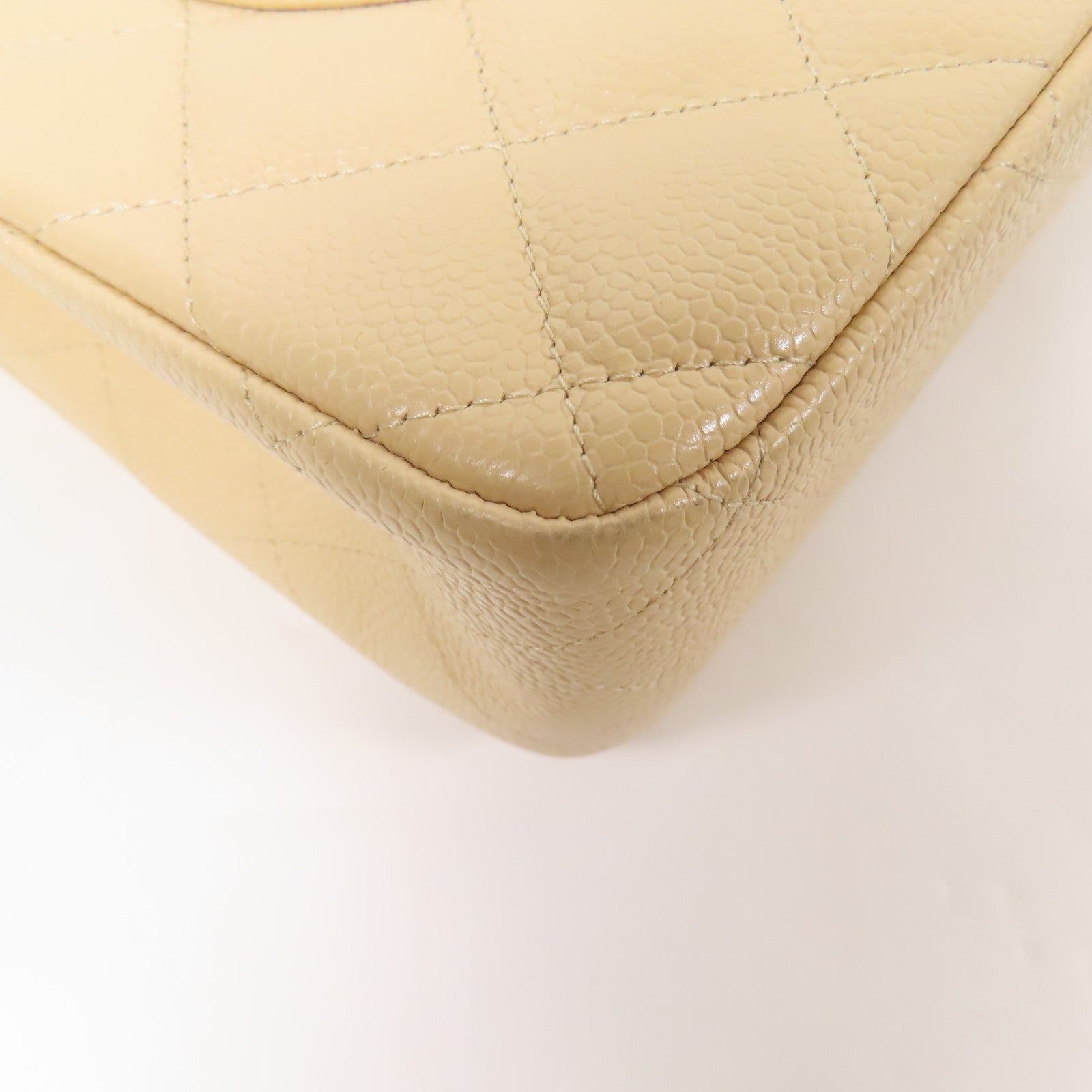 CHANEL 牛皮皮革Large Classic金扣鏈帶肩背袋