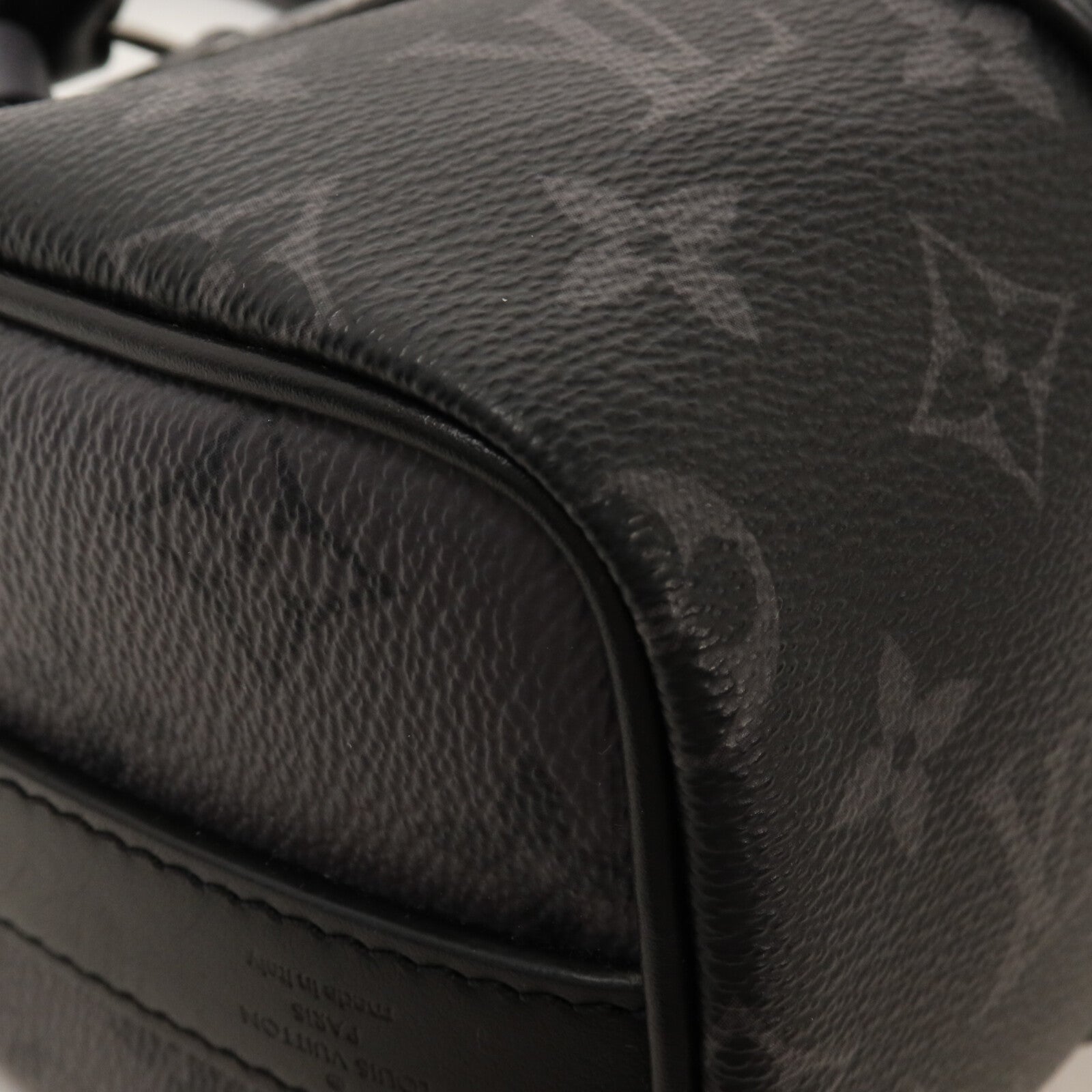 LOUIS VUITTON Monogram Eclipse Keepall Bandouliere 25手挽肩背兩用袋