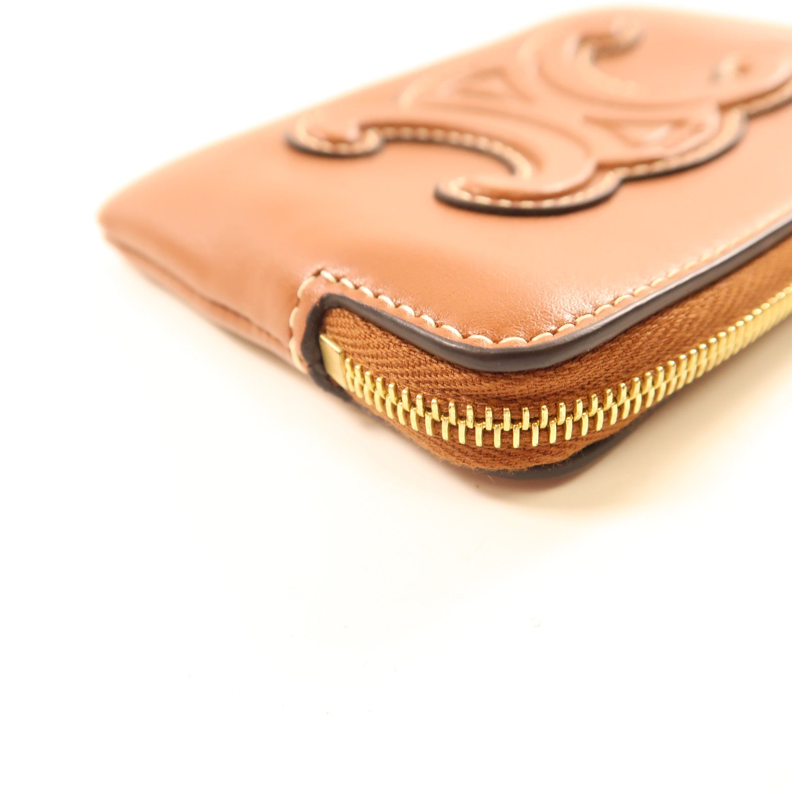 CELINE 牛皮皮革Coin Bag金扣零錢包