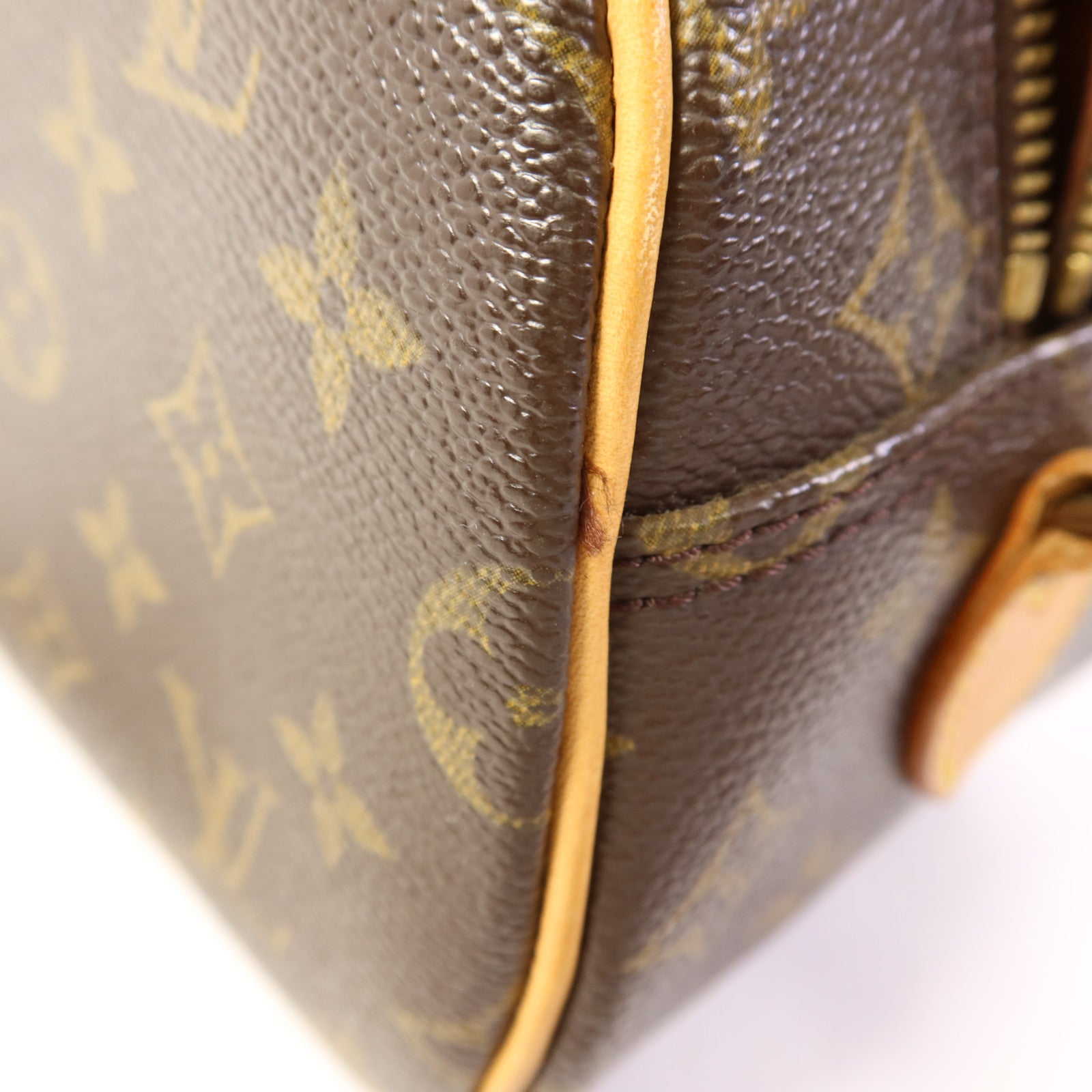 LOUIS VUITTON Monogram Blois金扣肩背袋棕色