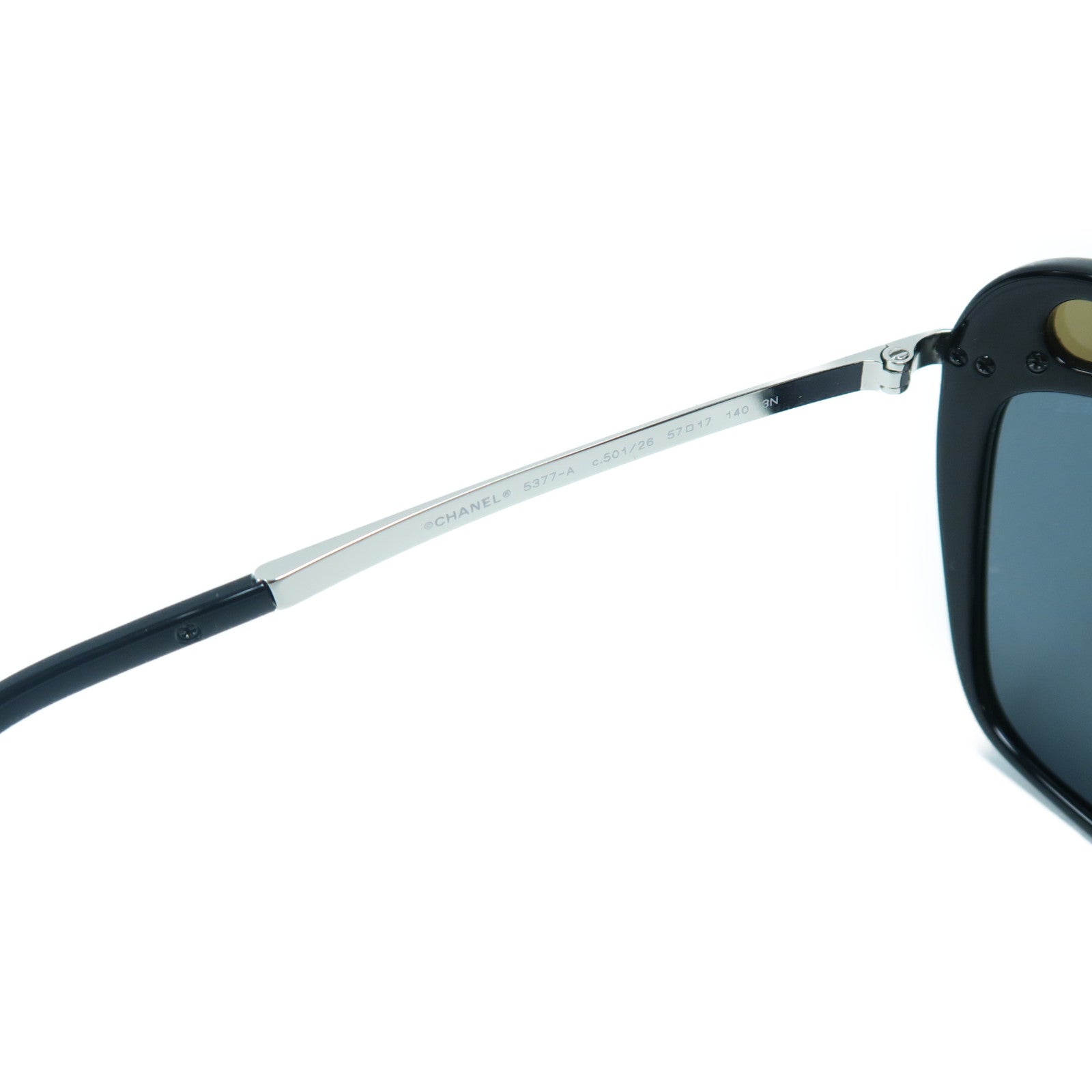 CHANEL 【激減優惠】PVC Sunglasses銀扣太陽眼鏡黑色