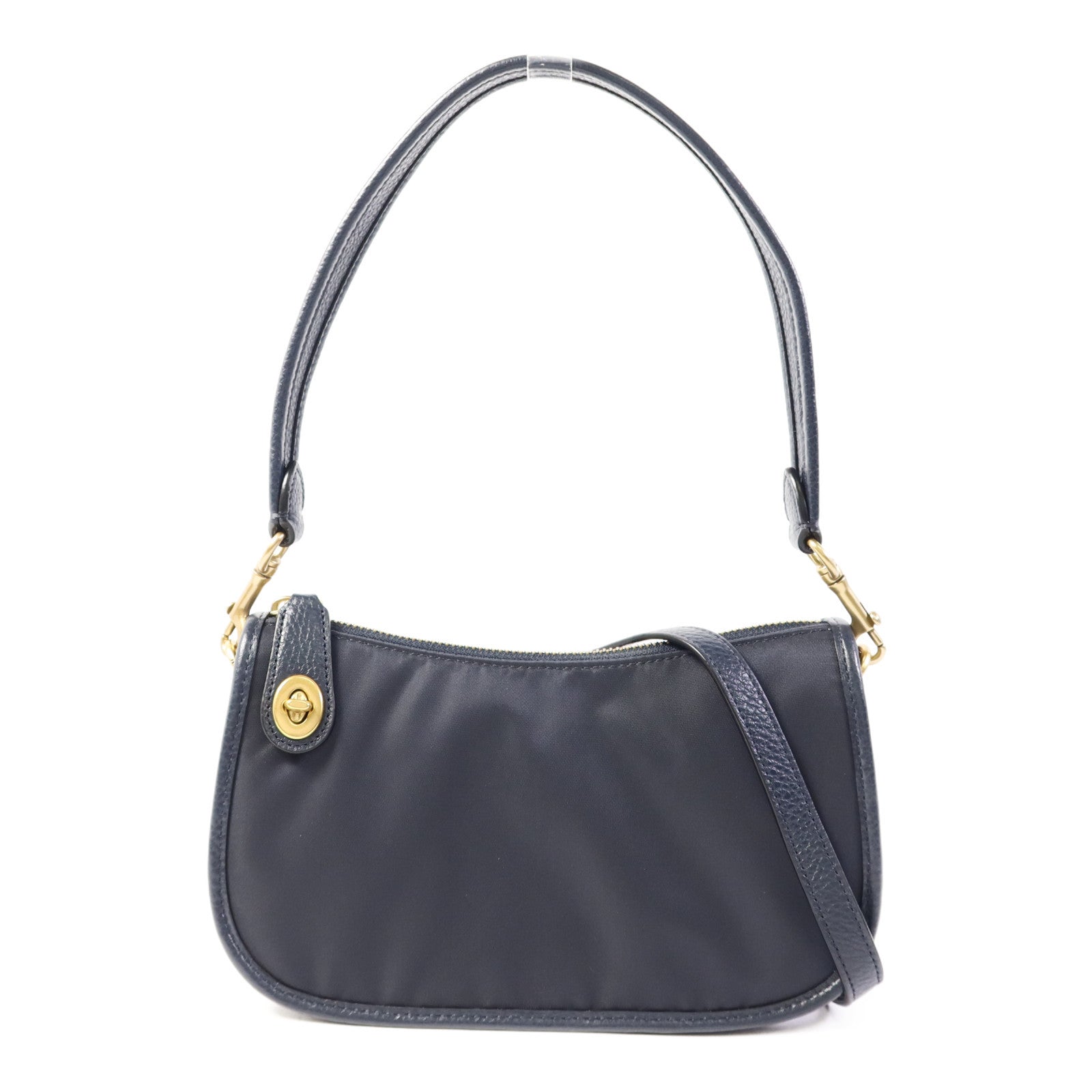 COACH 【激減優惠】尼龍2 Way Shoulder Bag金扣手挽肩背兩用袋