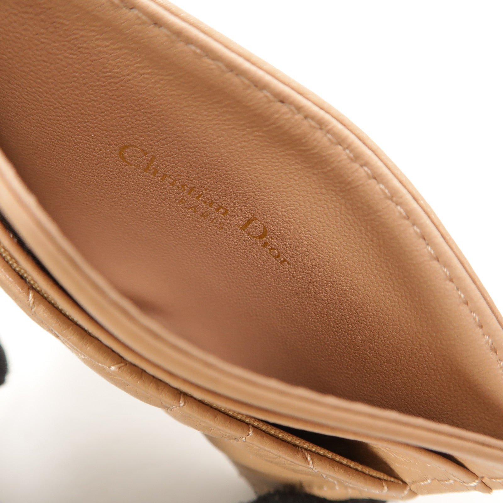 Dior 牛皮皮革Caro Freesia Card Holder卡片套
